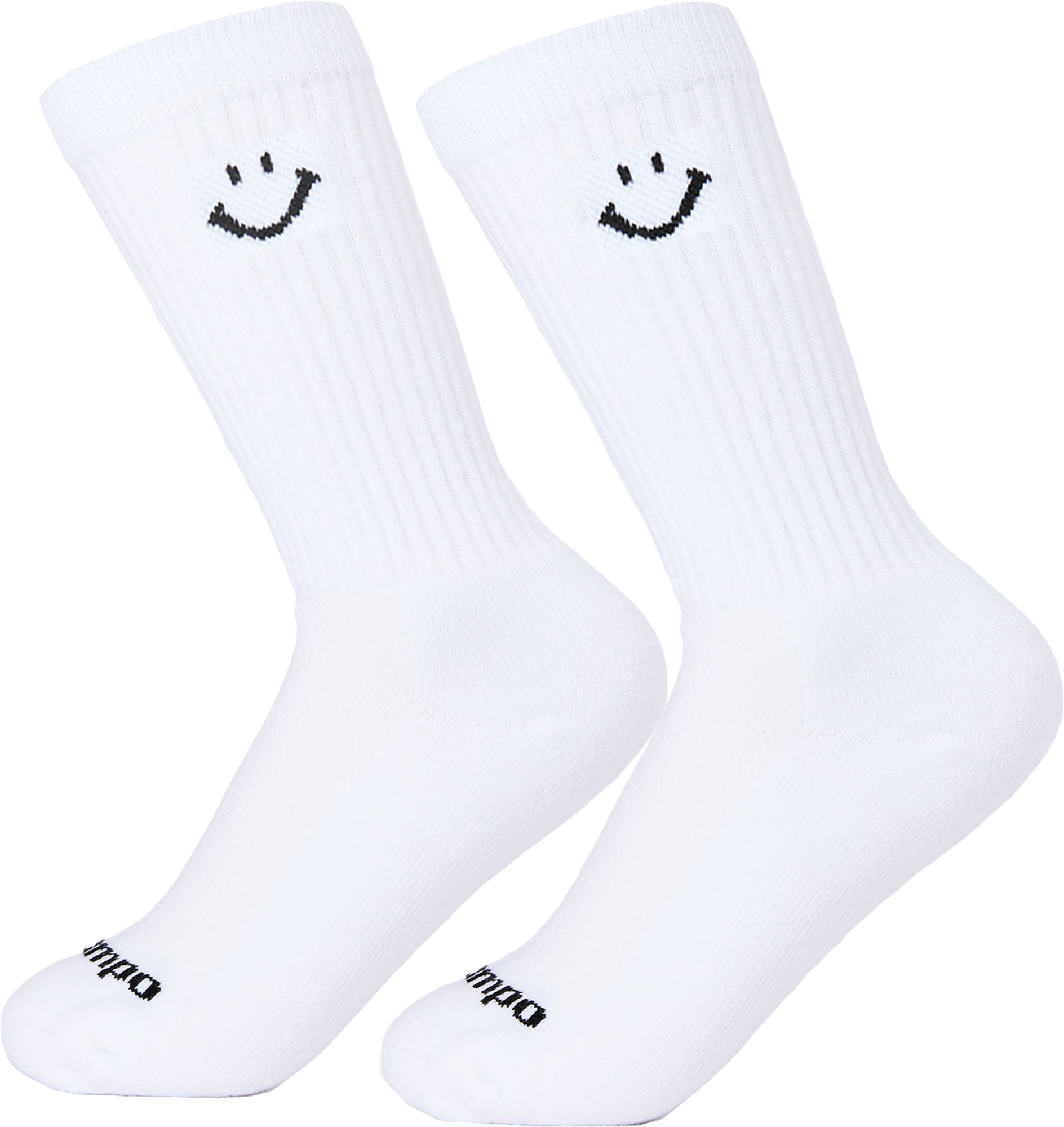 Del Campo Golf Men's Smiley Crew Golf Sock