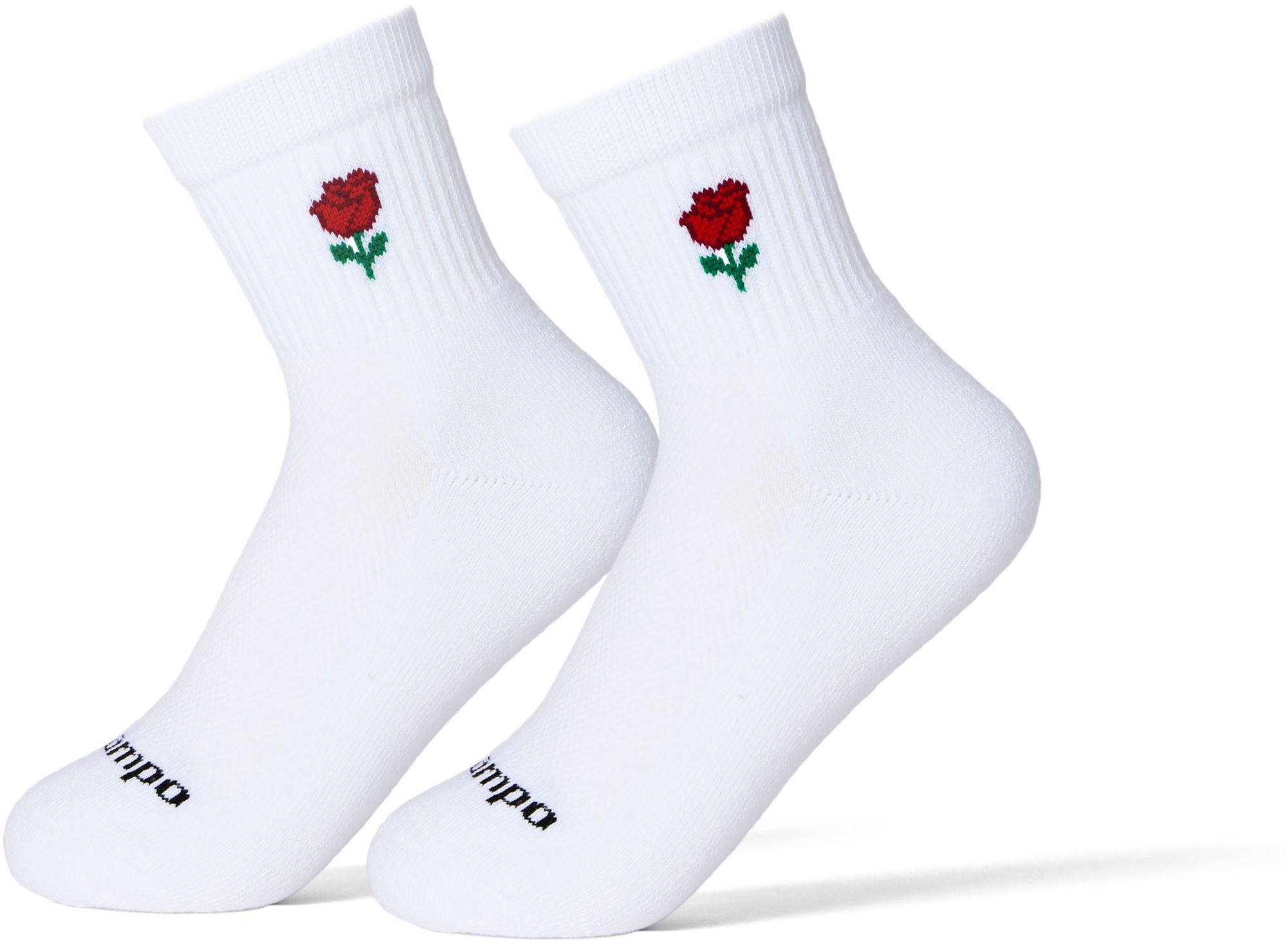 Del Campo Golf Rose Flower Golf Socks