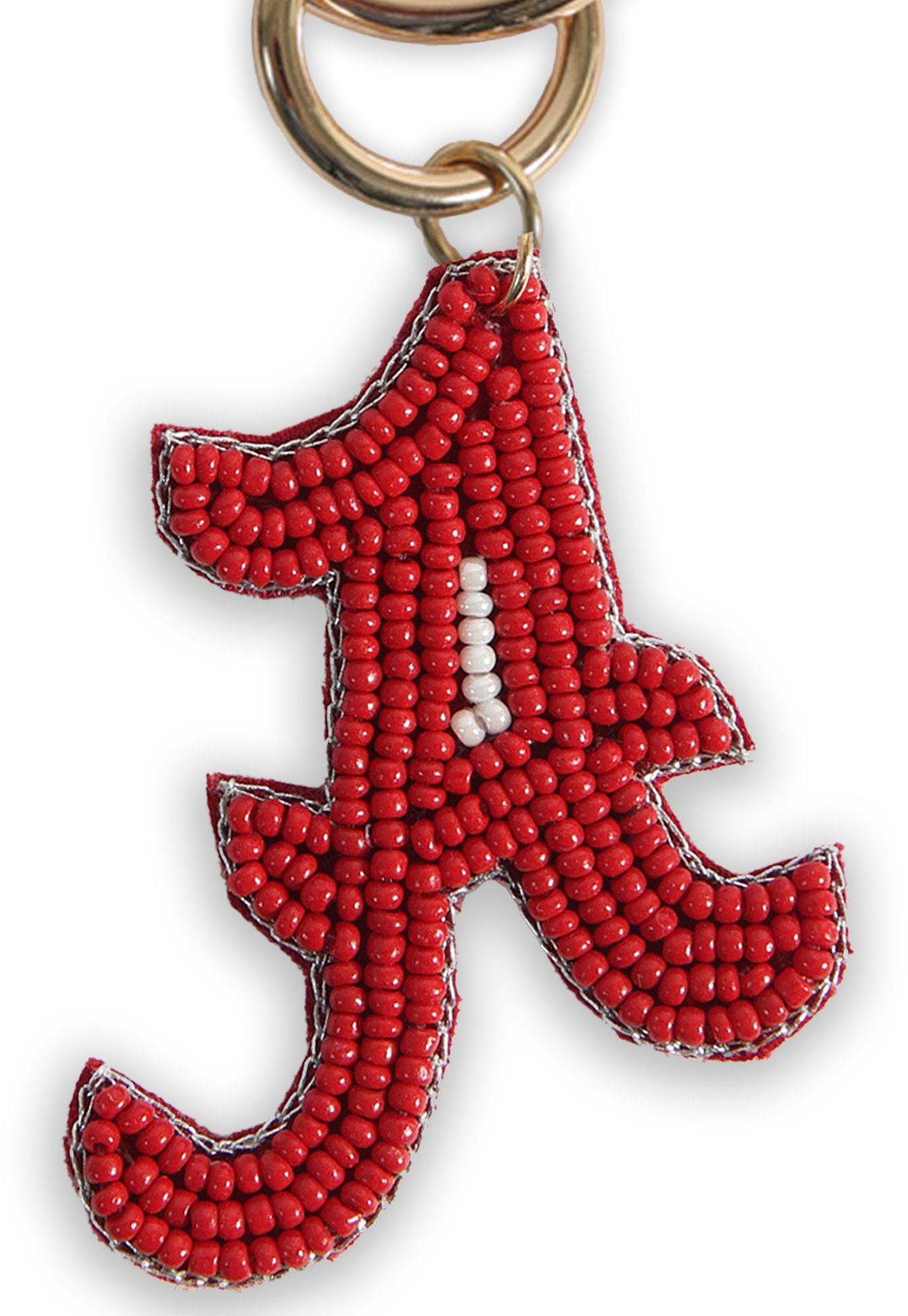 Desden Alabama Crimson Tide Crimson Beaded Keychain