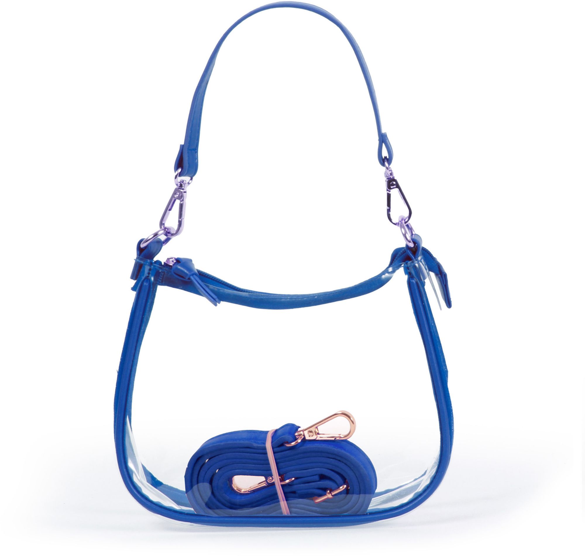 Desden Women's NCAA Royal and Clear Bag