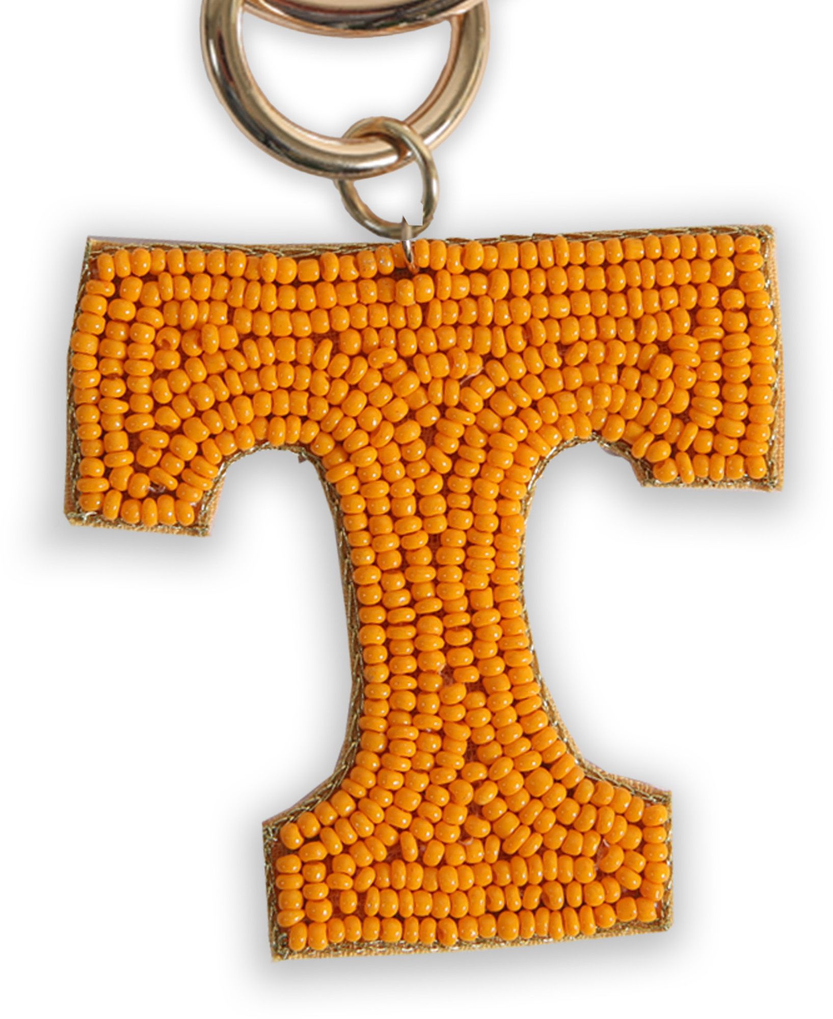 Desden Tennessee Volunteers Orange Beaded Keychain