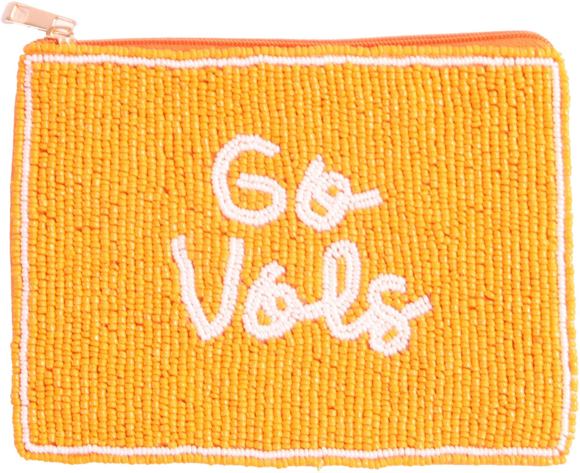 Desden Women's Tennessee Volunteers Orange Beaded Pouch
