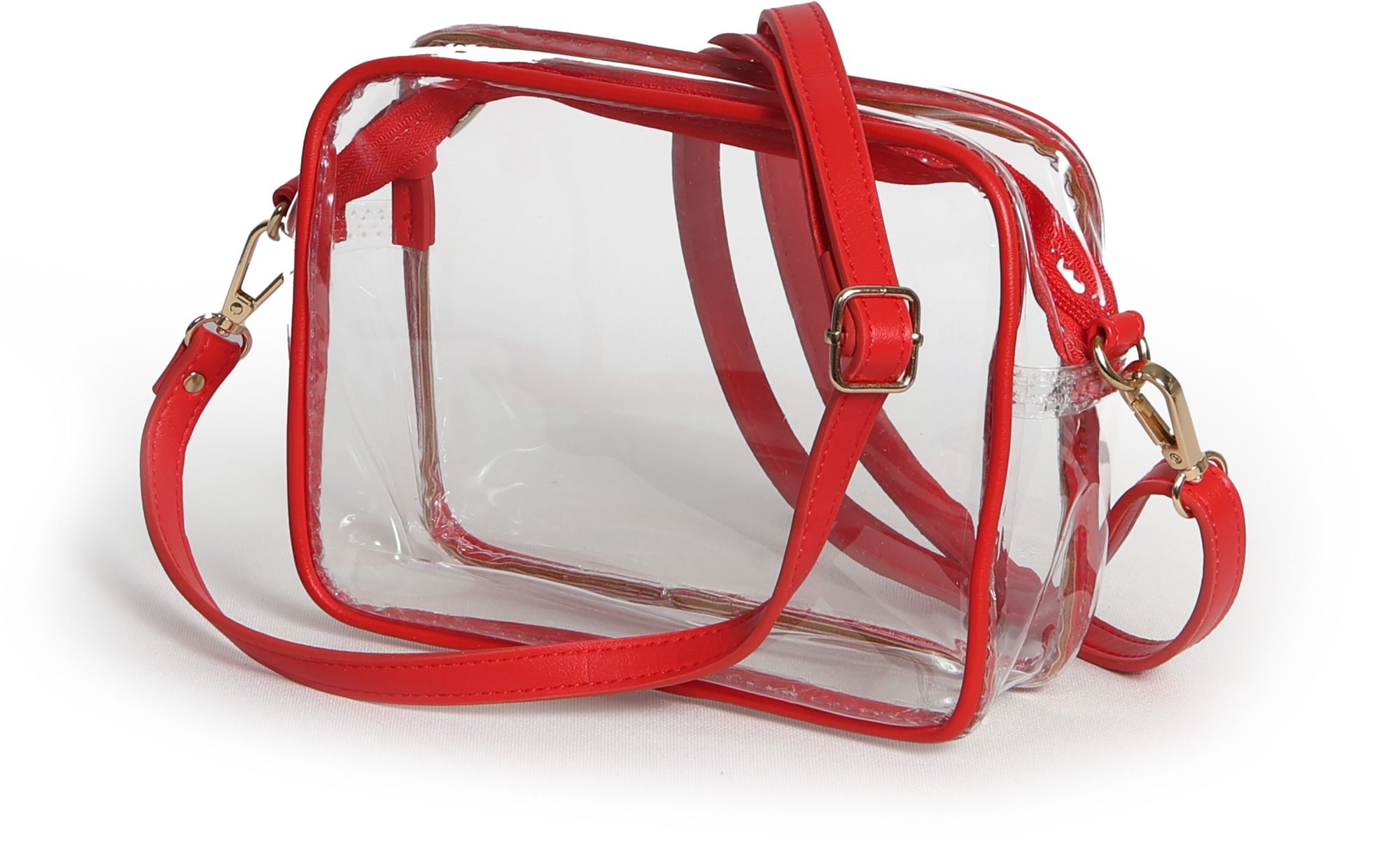 Desden Women's Georgia Bulldogs Red and Clear Bag