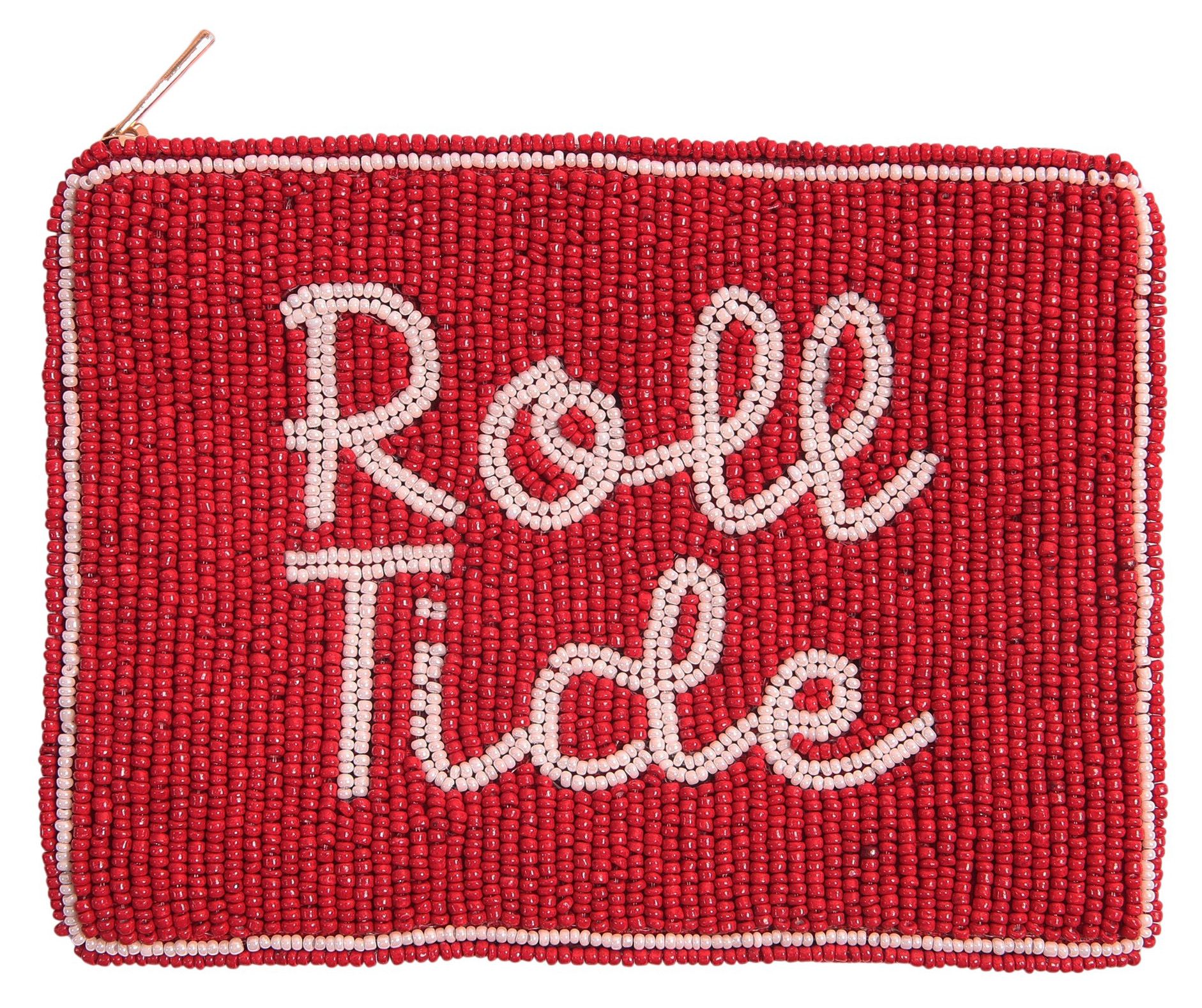 Desden Women's Alabama Crimson Tide Crimson Beaded Pouch