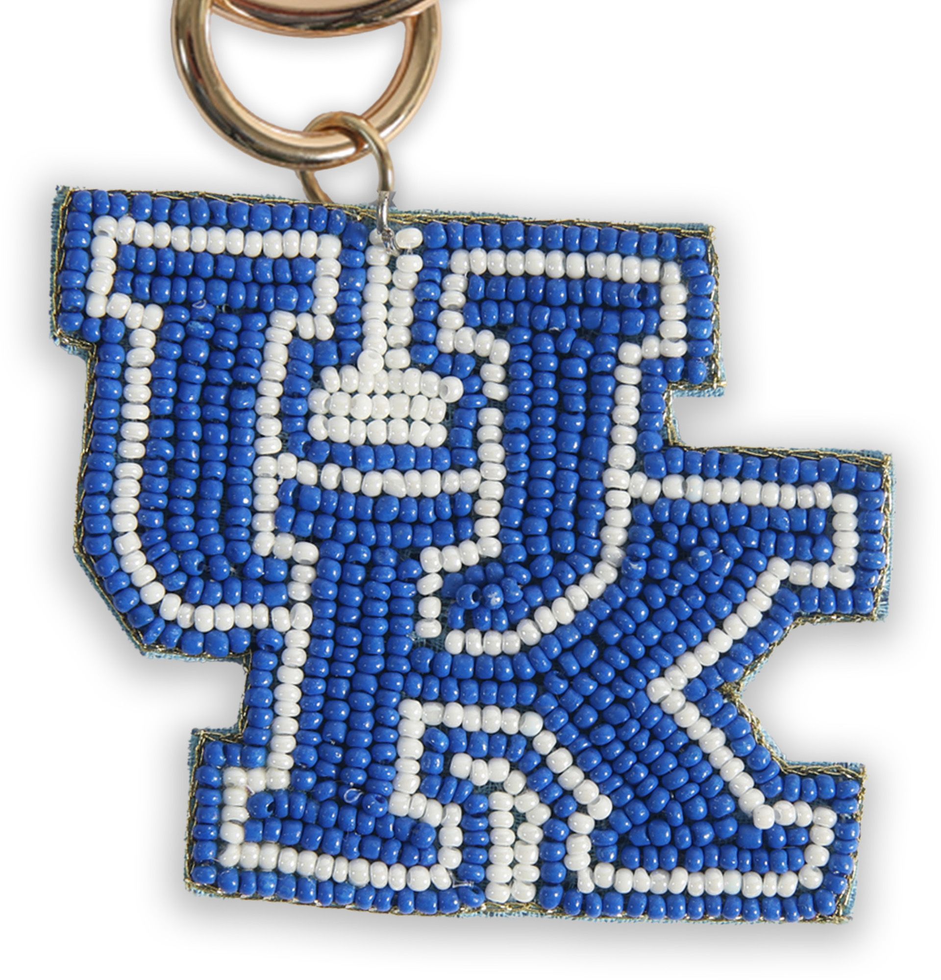 Desden Kentucky Wildcats Royal Beaded Keychain