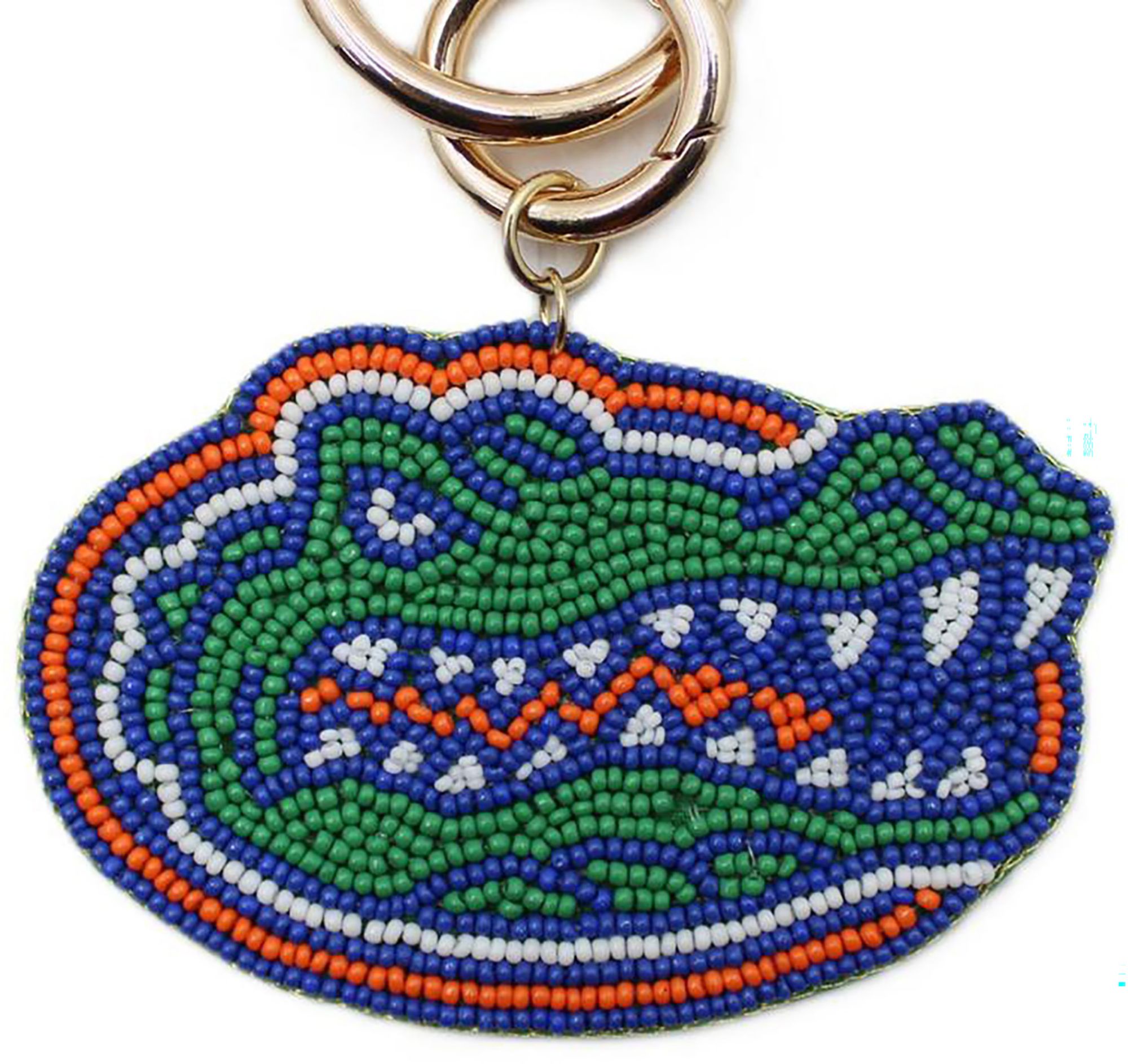 Desden Florida Gators Royal Beaded Keychain