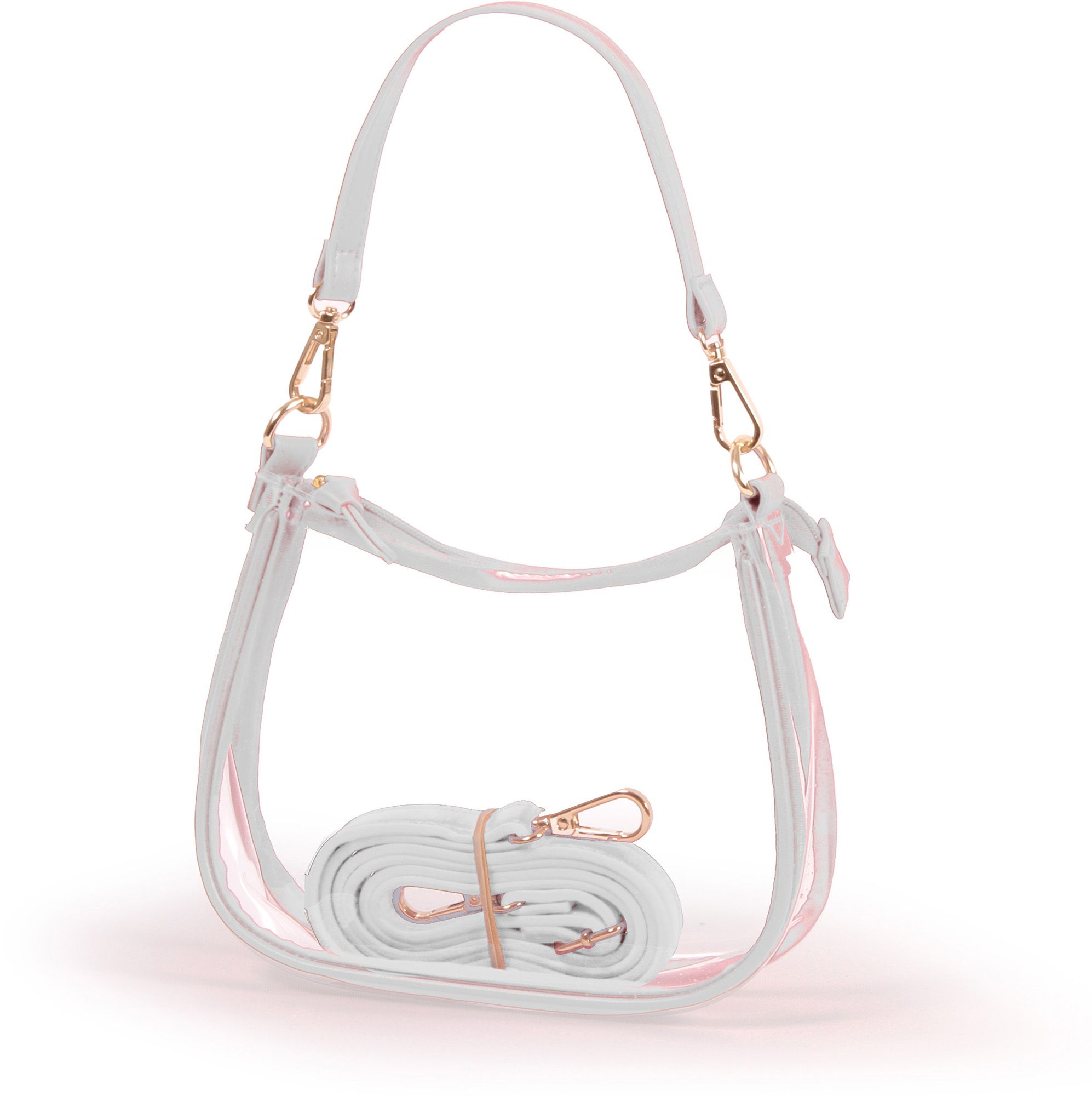 Desden Women's NCAA White and Clear Bag