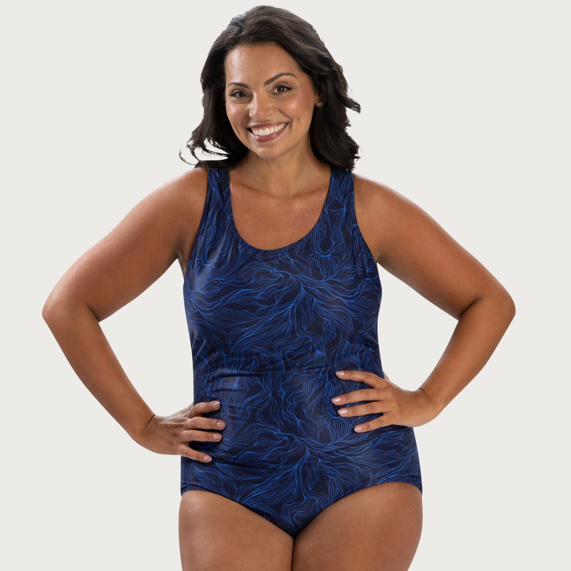 Dolfin Women's Aquashape Print Lap Suit
