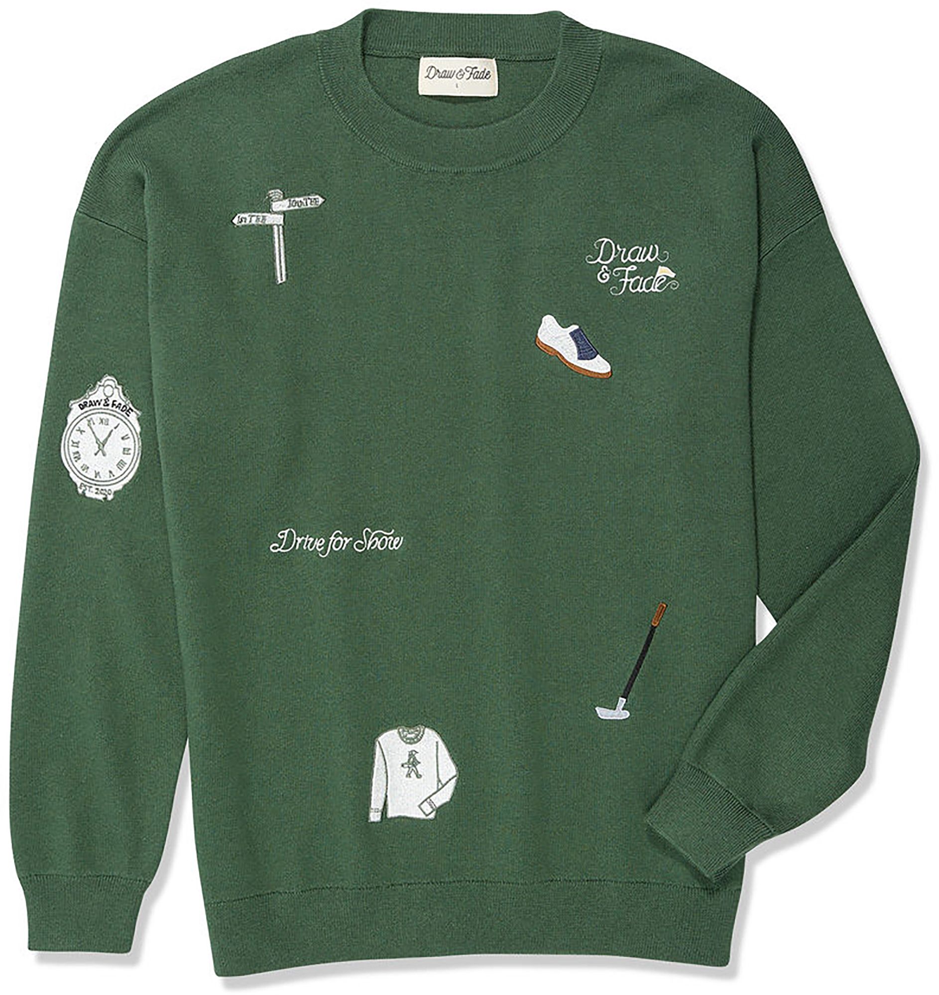 Draw & Fade Women's Grounds Crew Golf Sweater