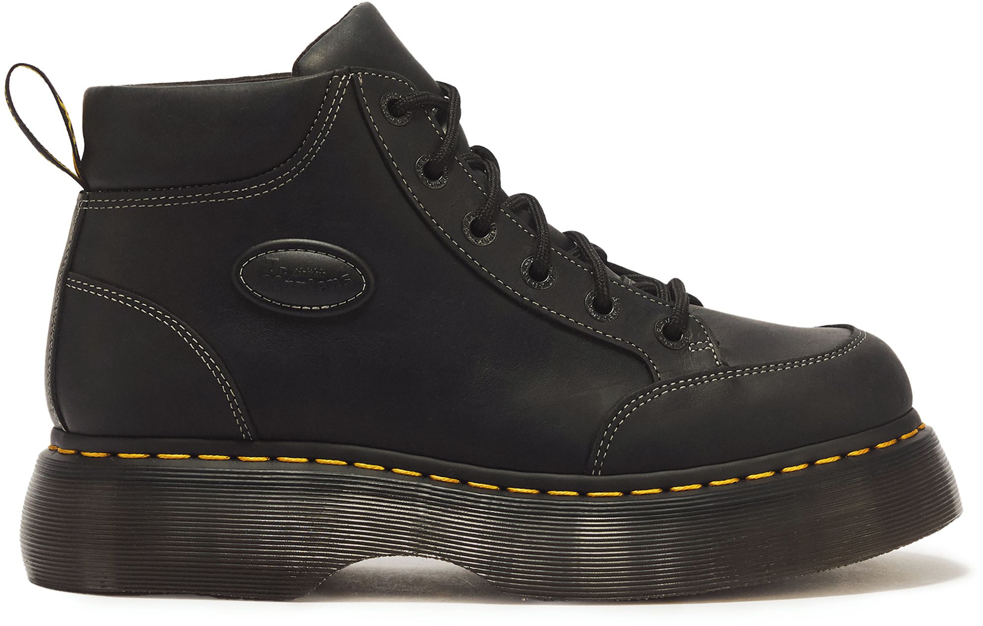 Dr. Martens Women's Buzz 6-Eye Wyoming Leather Lace-Up Boots