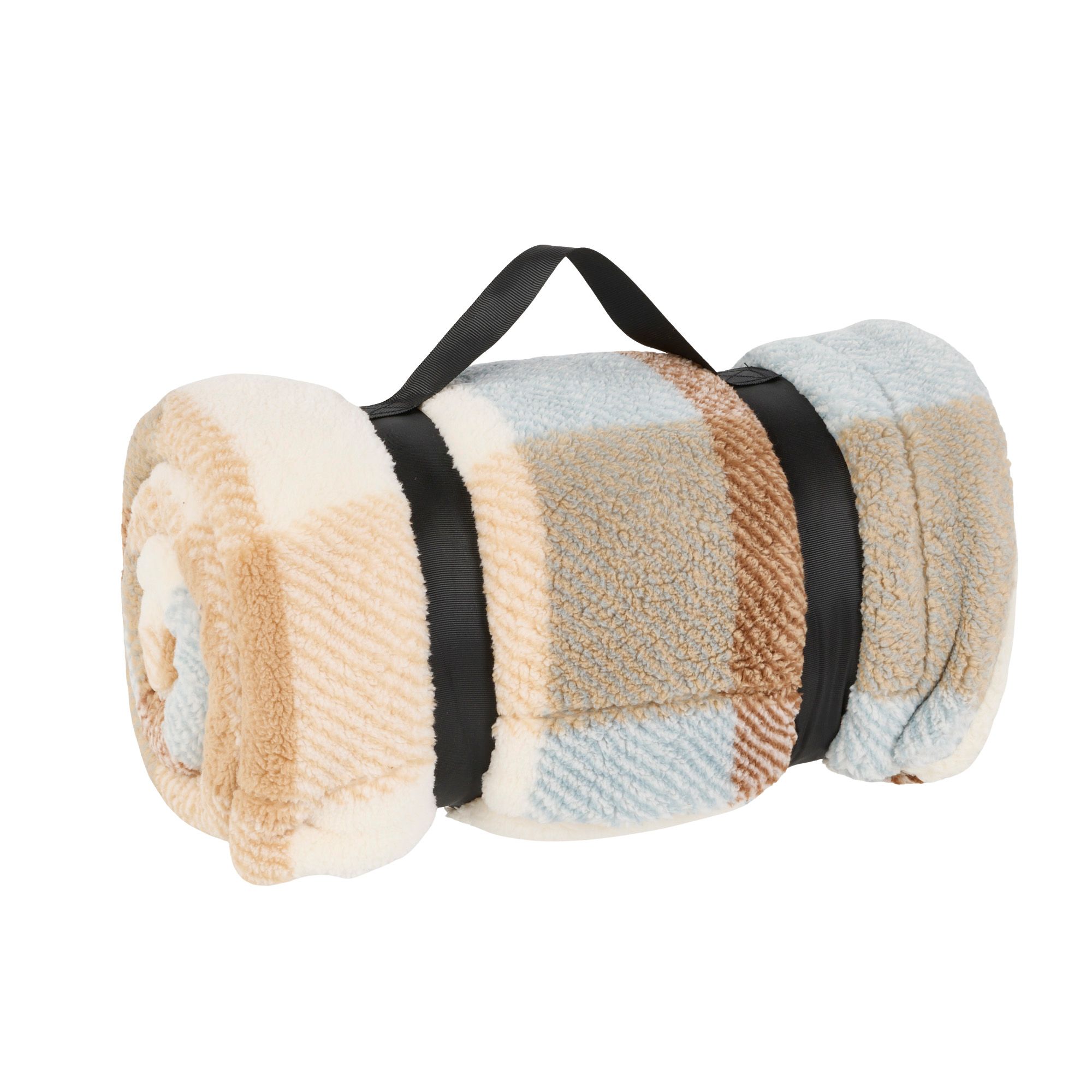 DICK'S Sporting Goods Cozy Plaid Sherpa Blanket
