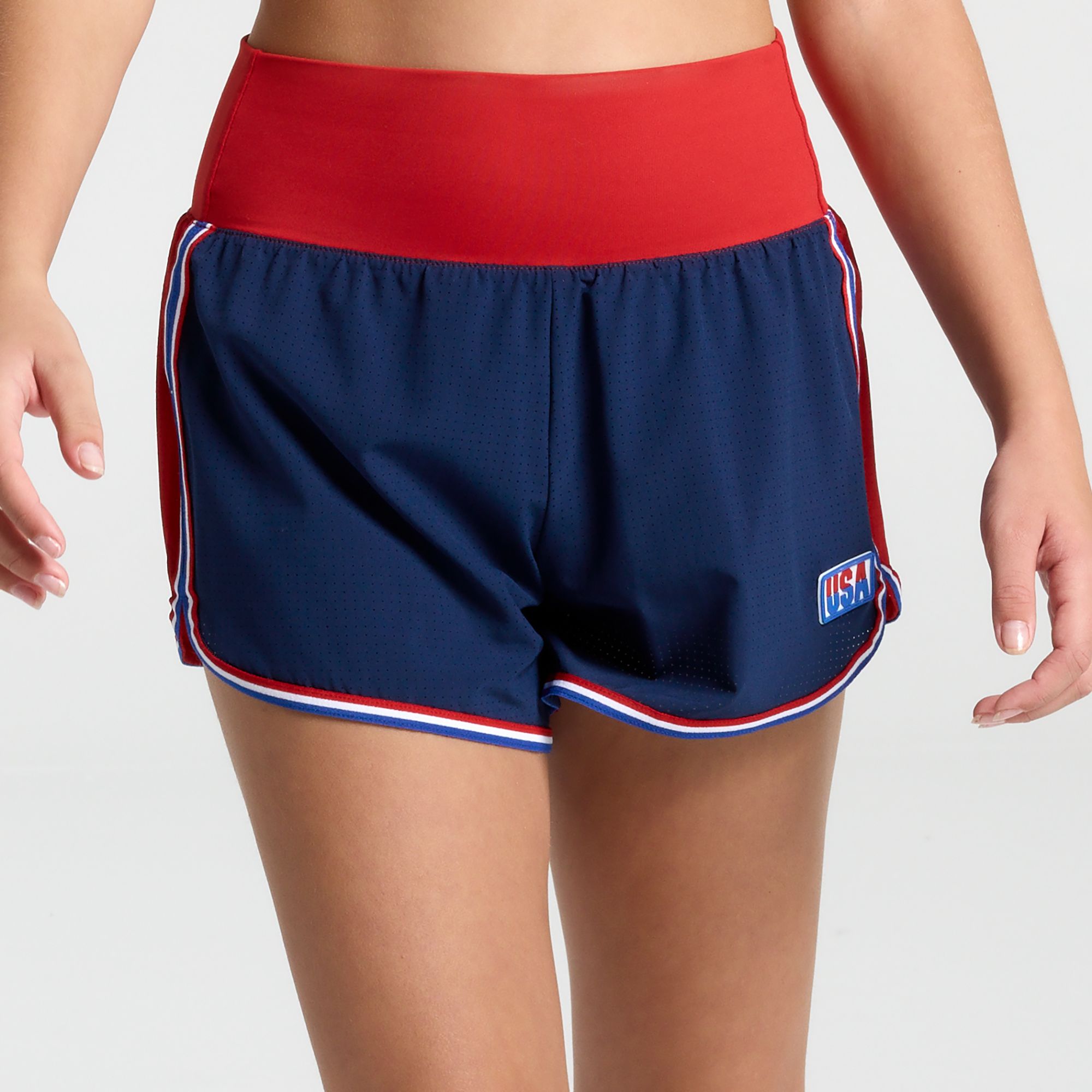 DSG Girls' USA Knit Waistband Performance Stride Shorts