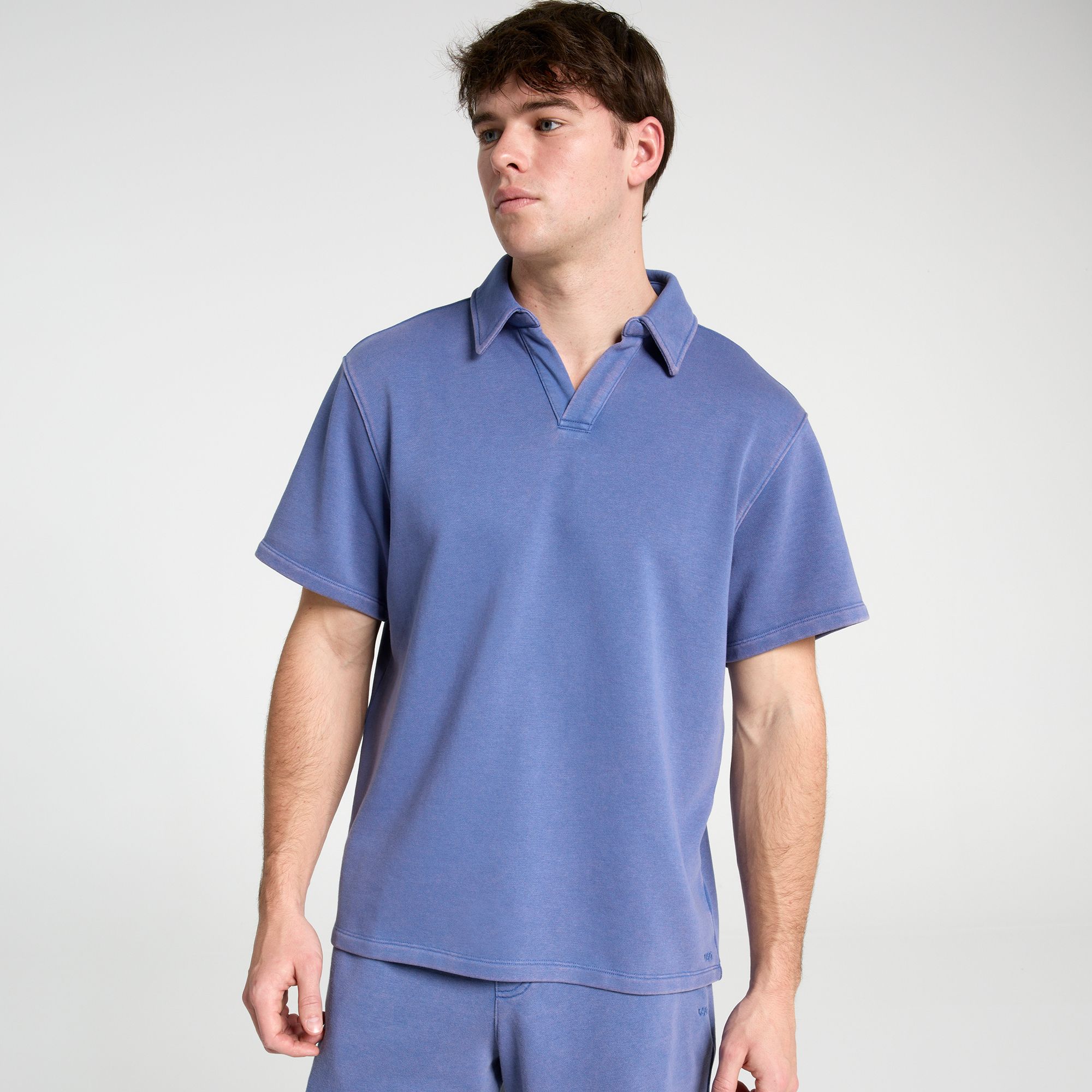 DSG Men's Relaxed Lightweight Classic Fleece Polo