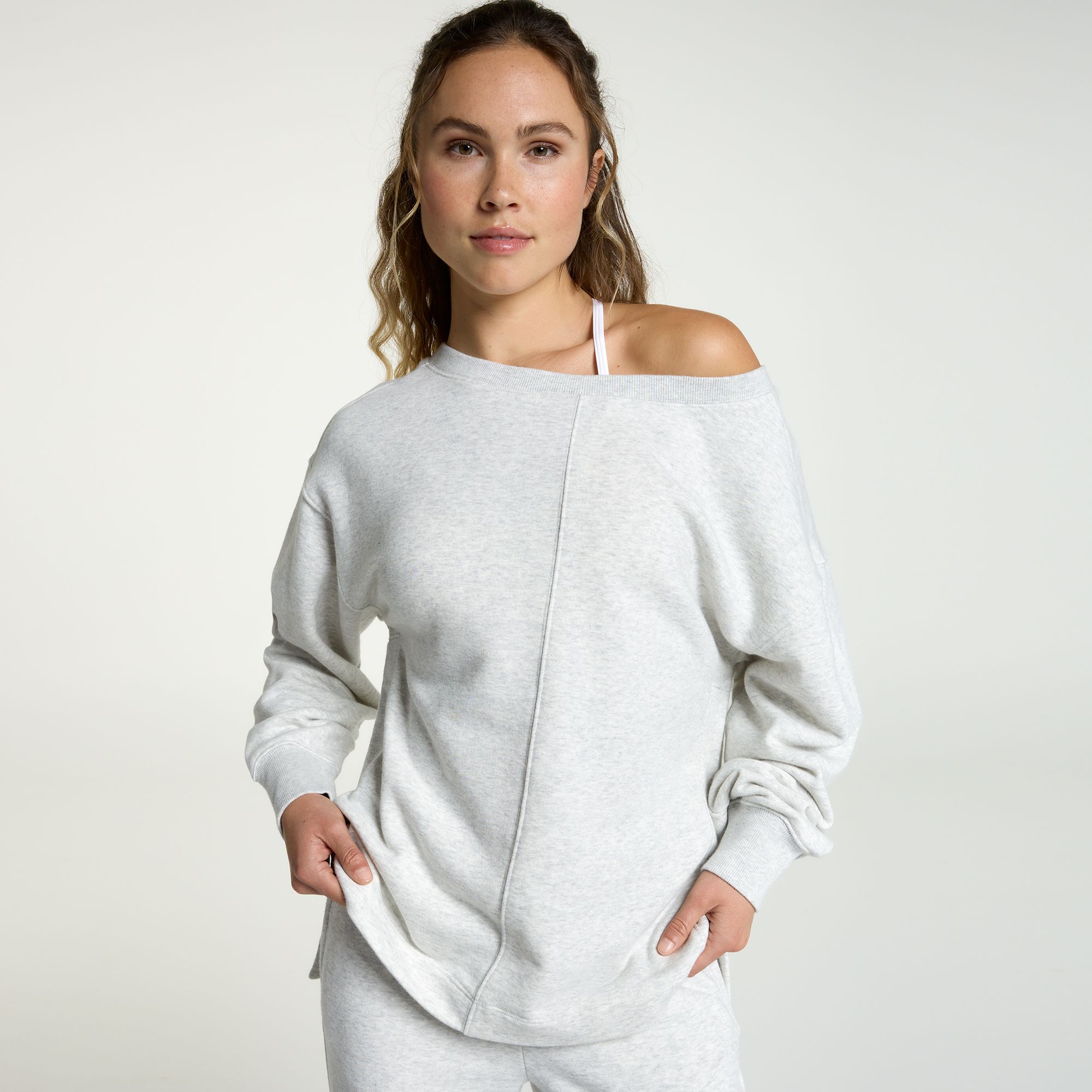 DSG Women's Classic Fleece Lightweight Terry Crew