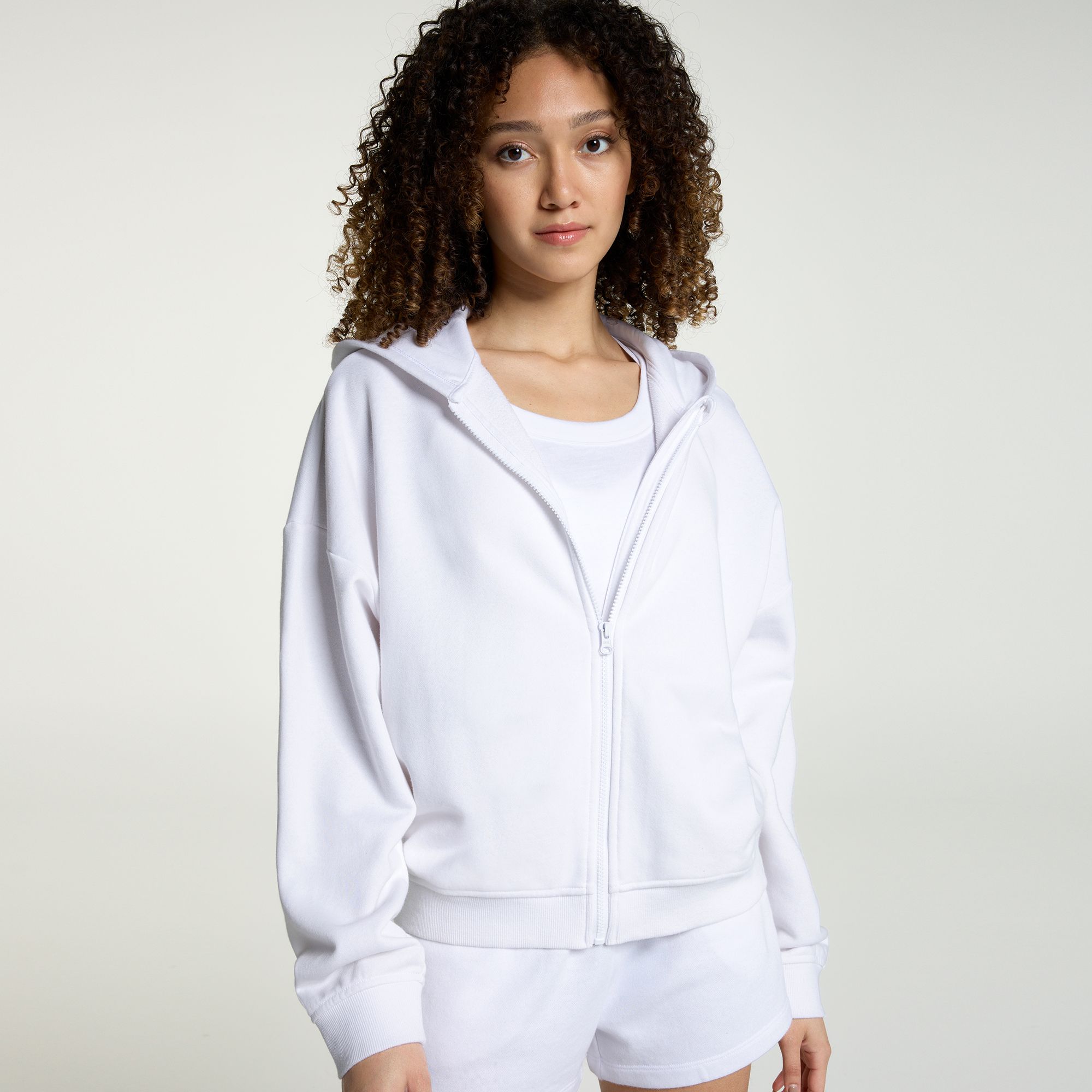 DSG Women's Classic Fleece Lightweight Terry Full Zip