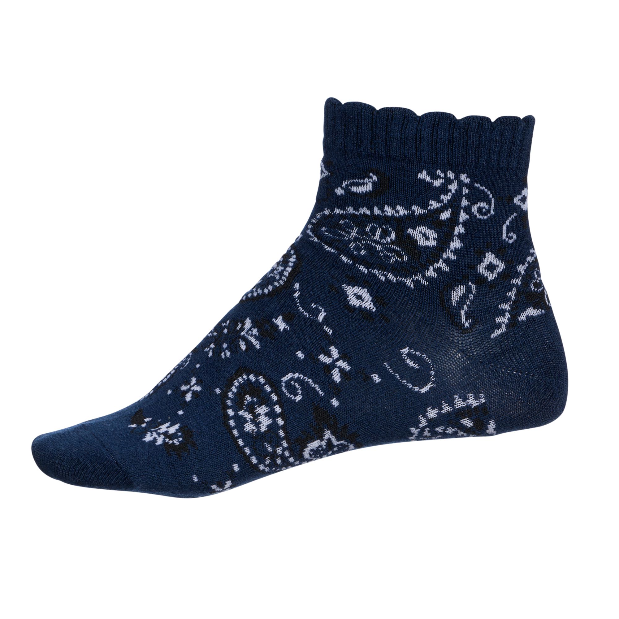 DICK'S Sporting Goods Women's Cozy Bandana Quarter Crew Socks