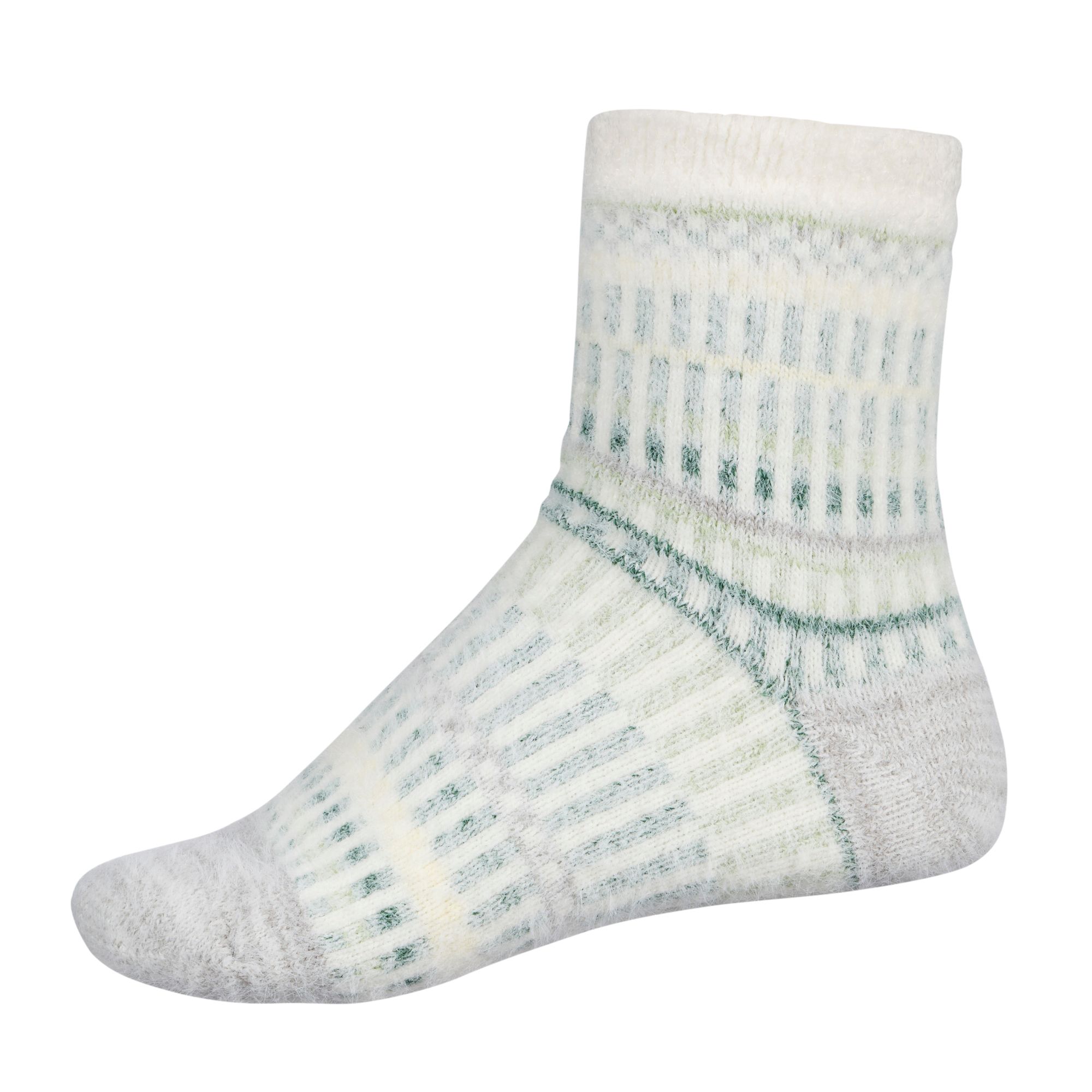 DICK'S Sporting Goods Women's Cozy Double Layer Eyelash Multi Stripe Socks