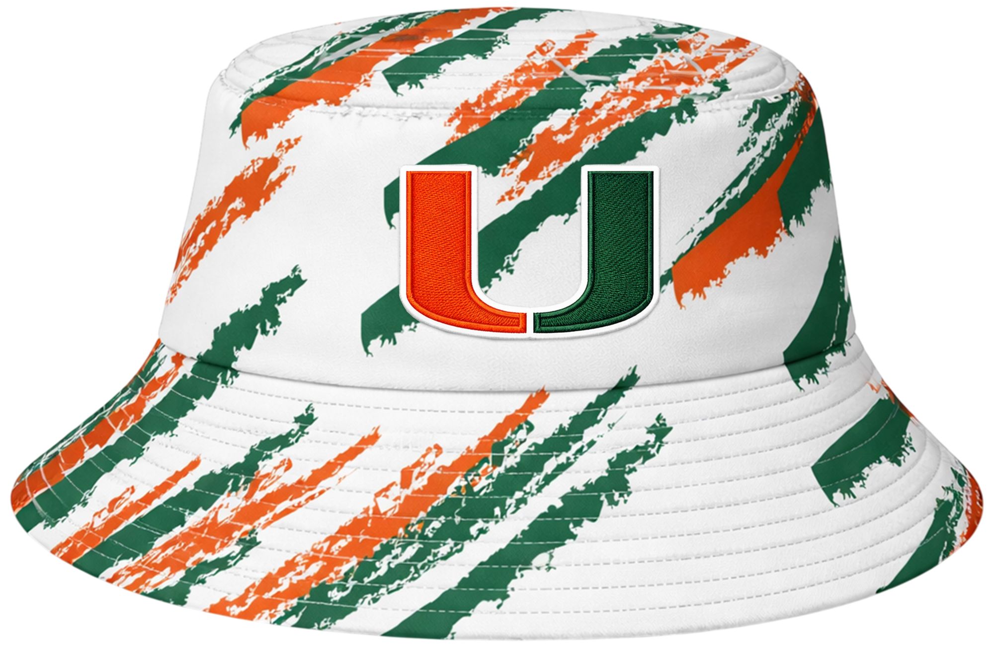 Dyme Lyfe Adult Miami Hurricanes Bucket Hat