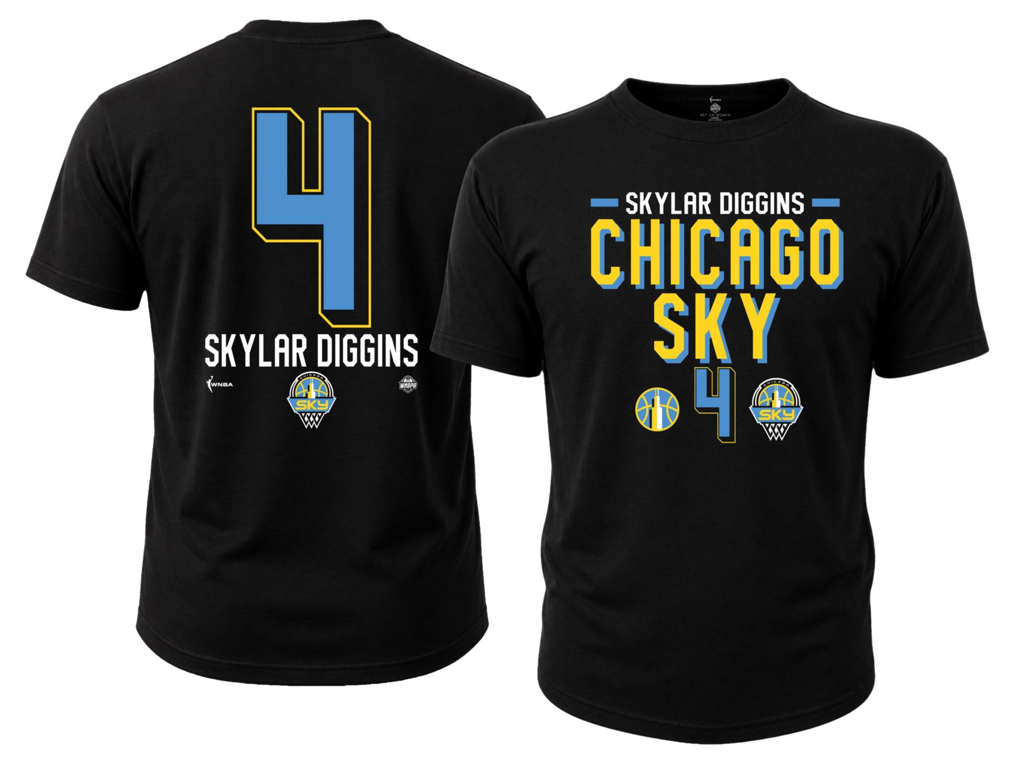 Dynasty Apparel Adult Chicago Sky Skylar Diggins-Smith Black Explorer T-Shirt