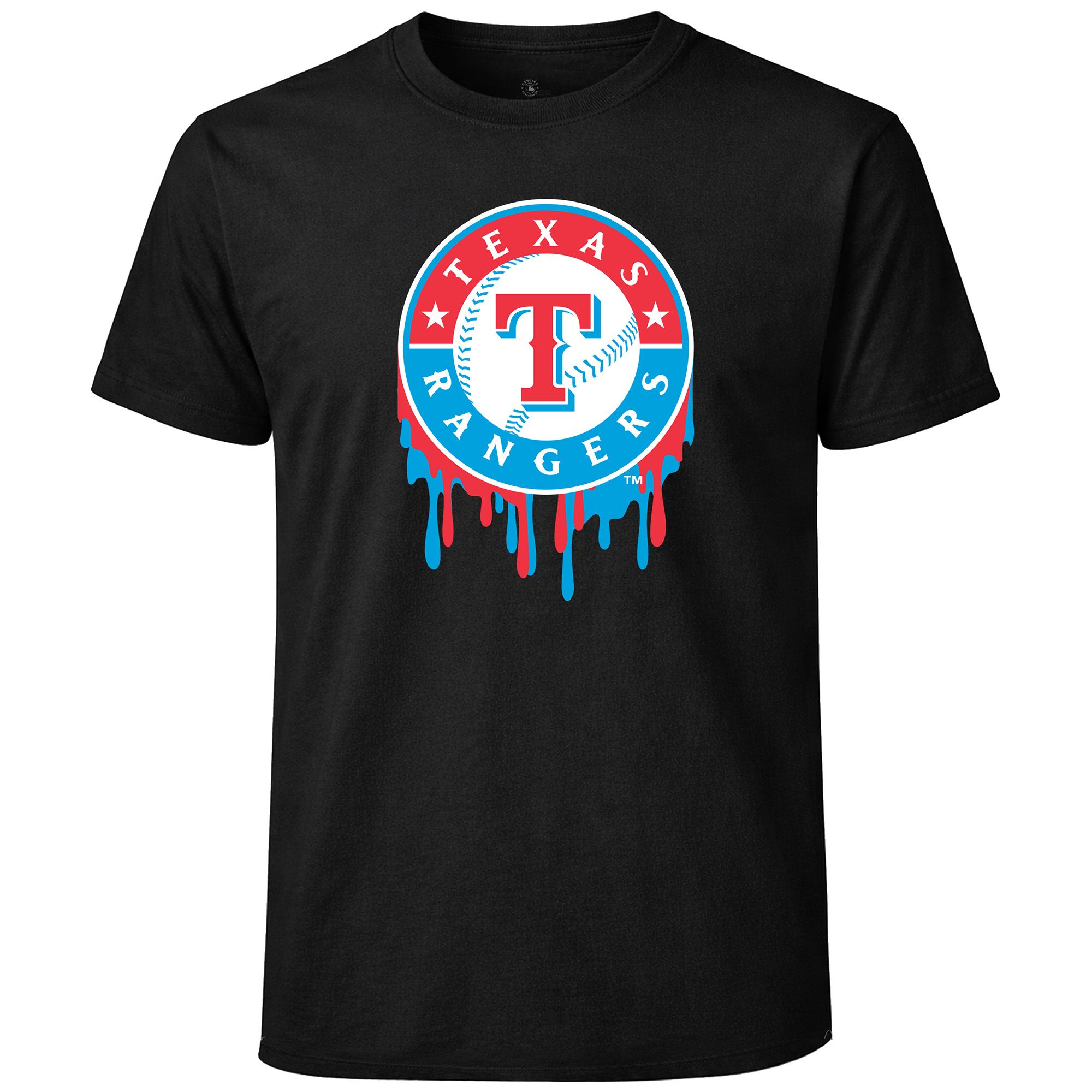 Dynasty Apparel Boys' Texas Rangers Logo Drip T-Shirt