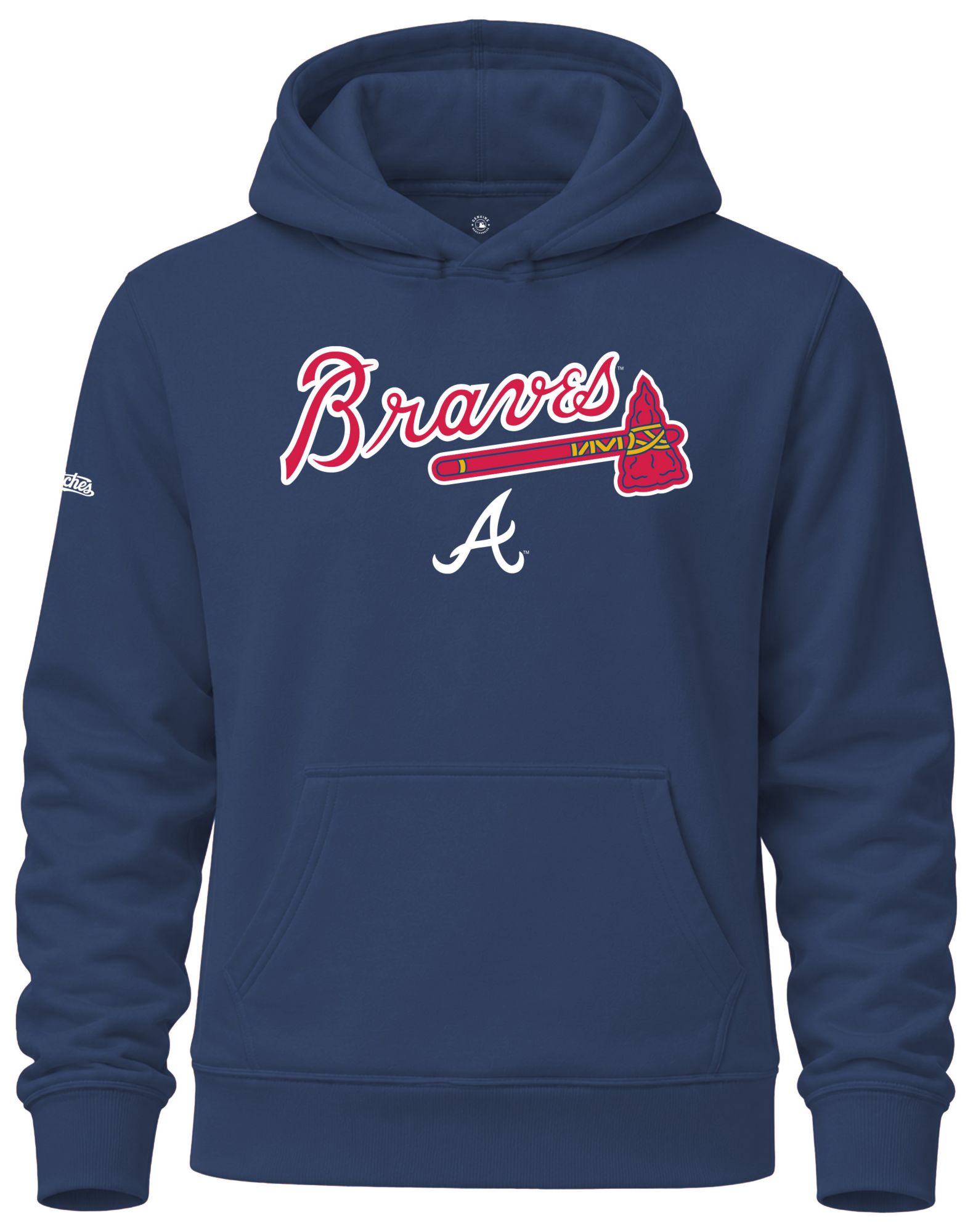 Dynasty Apparel Boys' Atlanta Braves Logo Pullover Hoodie