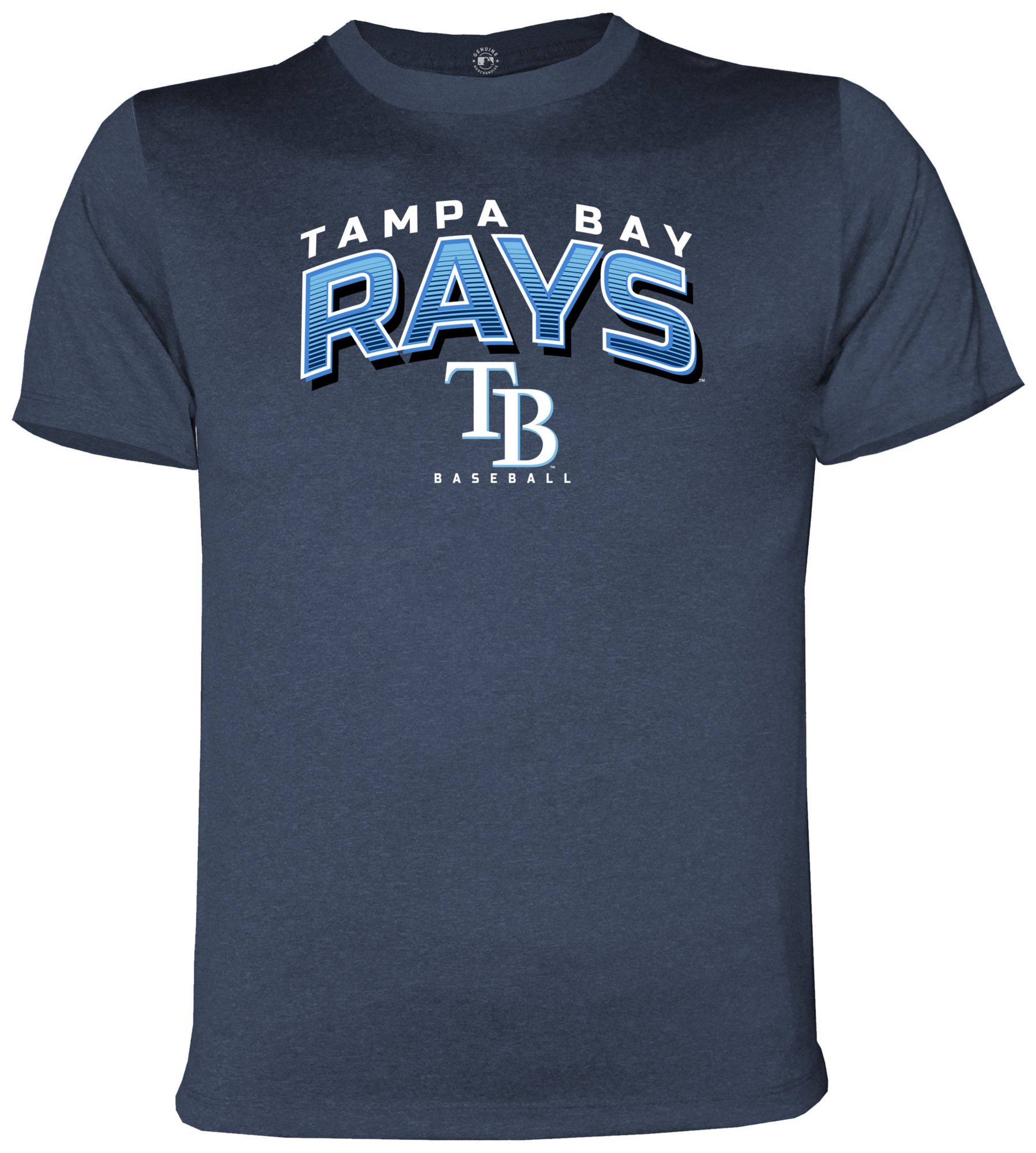 Dynasty Apparel Boys' Tampa Bay Rays Navy Wordmark T-Shirt