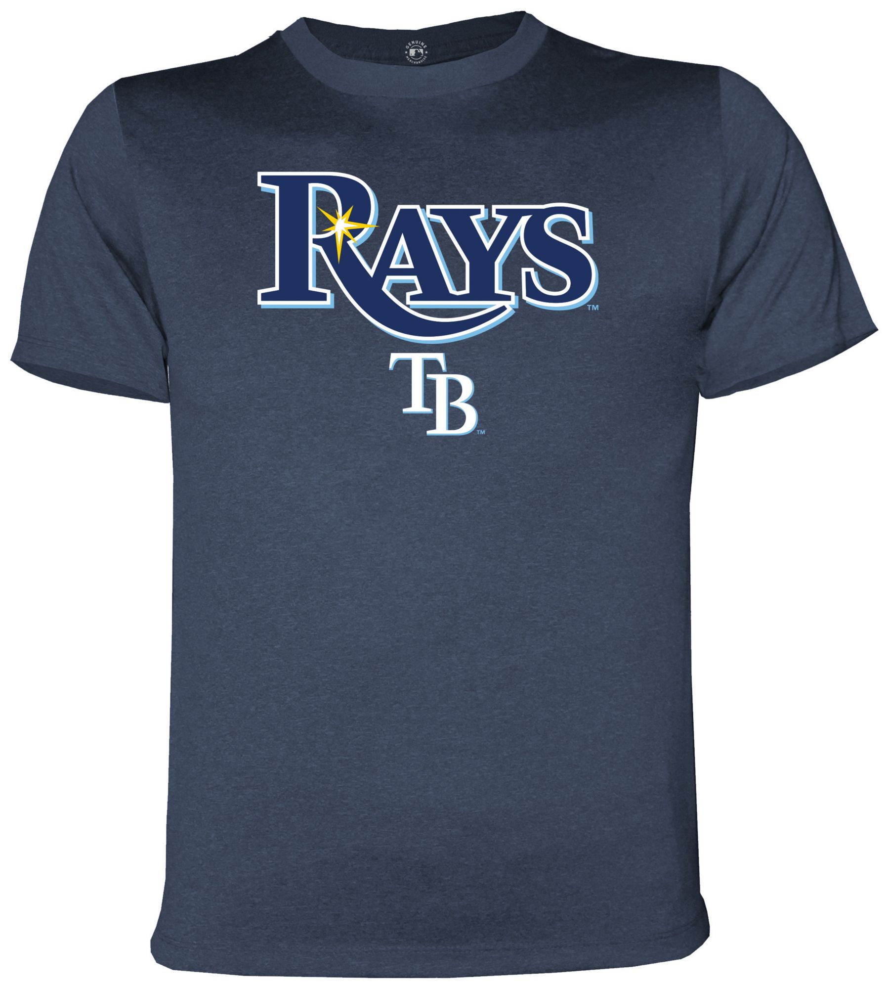Dynasty Apparel Boys' Tampa Bay Rays Navy Wordmark T-Shirt