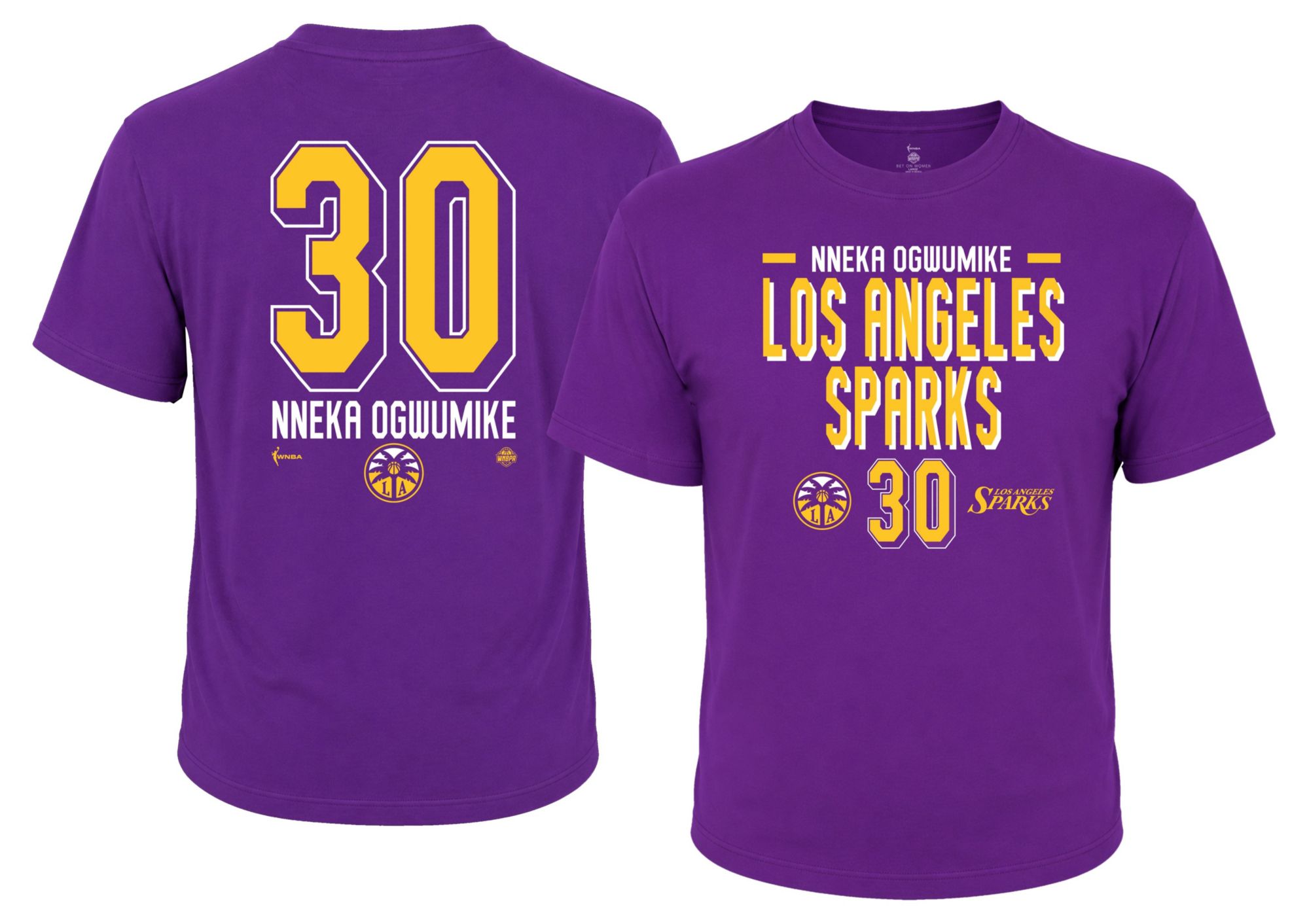 Dynasty Apparel Youth Los Angeles Sparks Nneka Ogwumike Purple Explorer T-Shirt