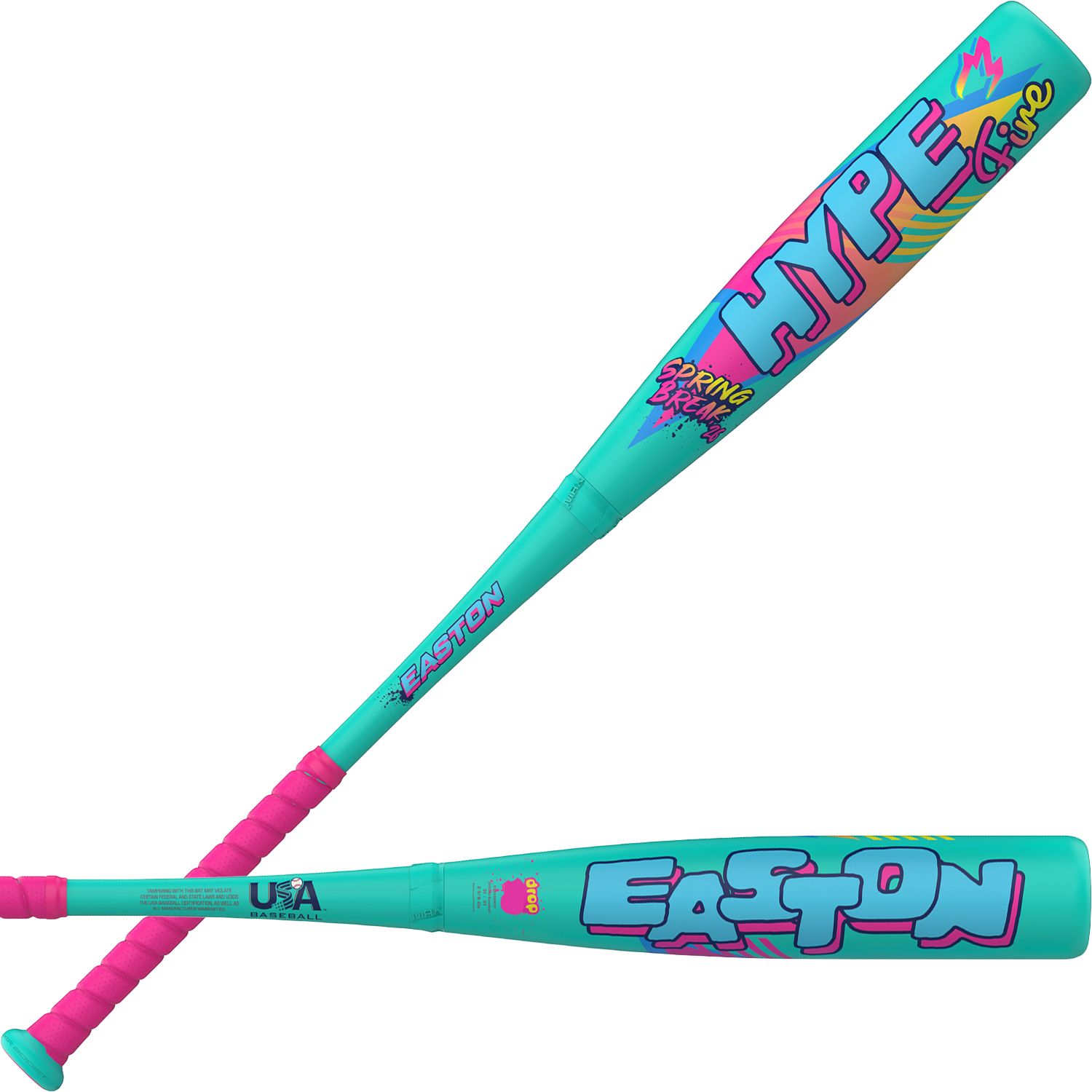 Easton Hype Fire Teal Spring Break USA Youth Bat 2026 (-11)