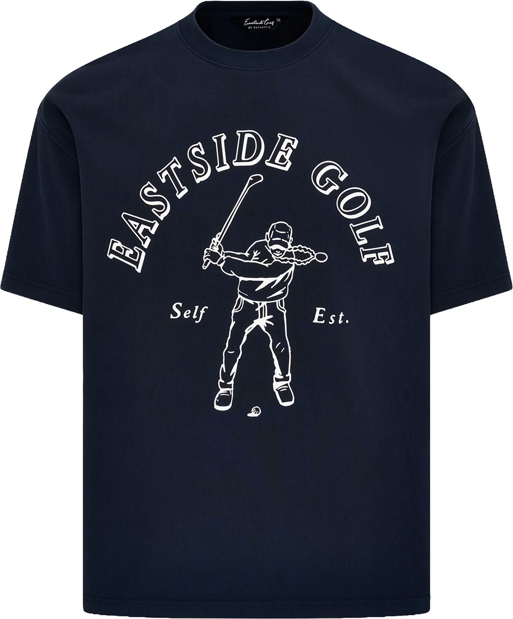 Eastside Golf Men's Retro Graphic T-Shirt, Medium, Midnight Navy Blue