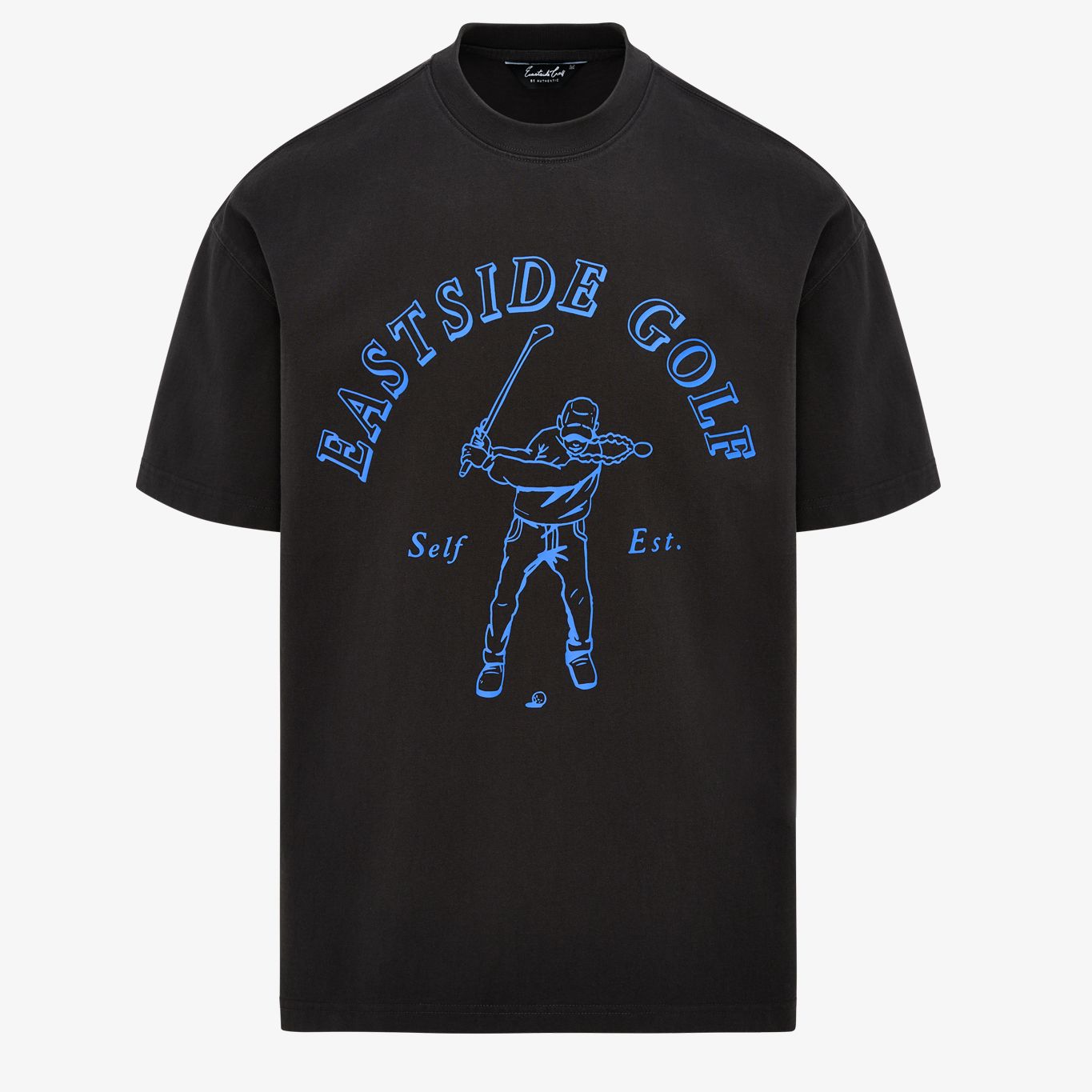 Eastside Golf Men's Retro Graphic T-Shirt, Small, Smoke Grey Gray