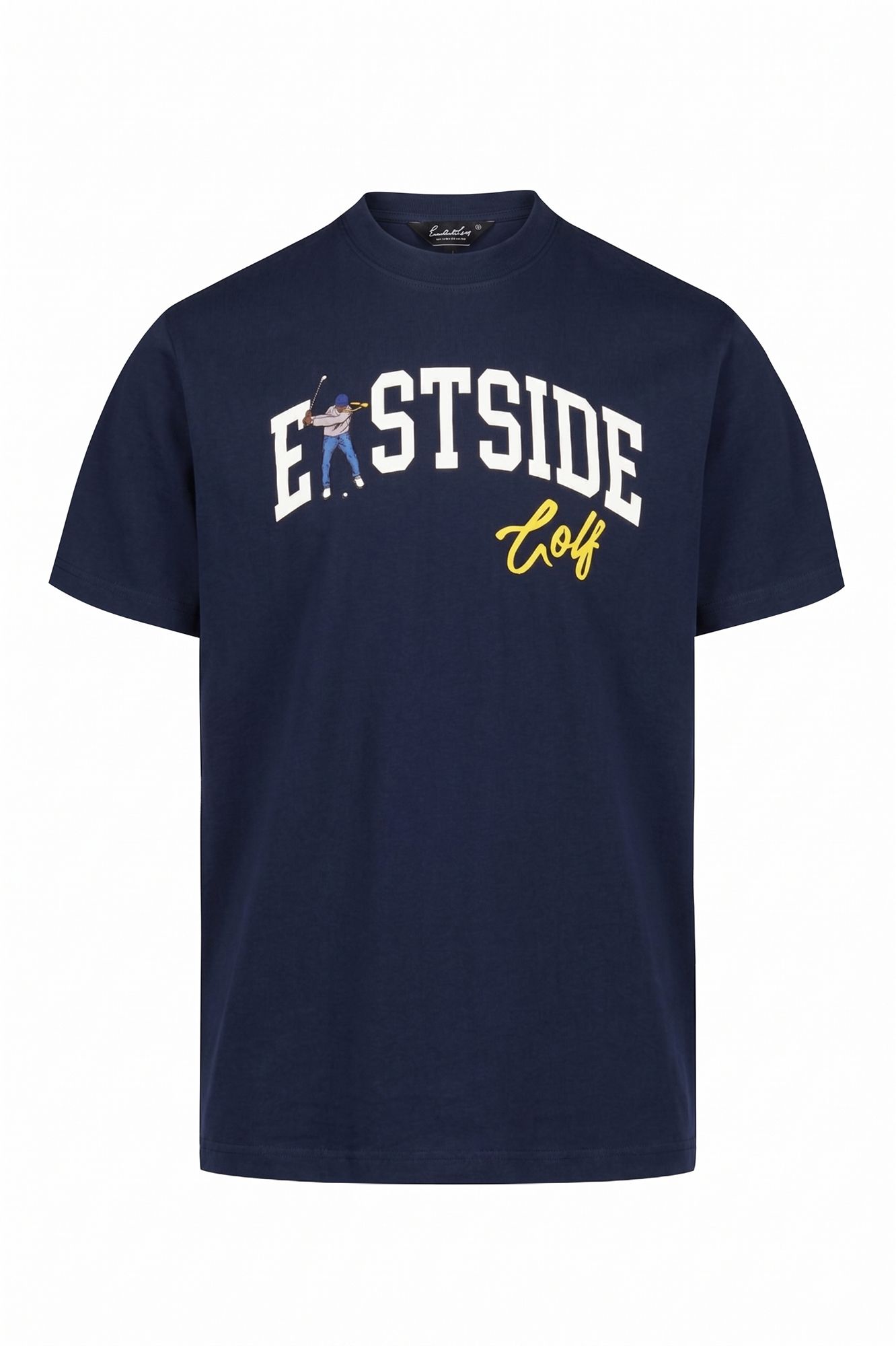 Eastside Golf Men's Eastside A Golf T-Shirt, Small, Navy Blue