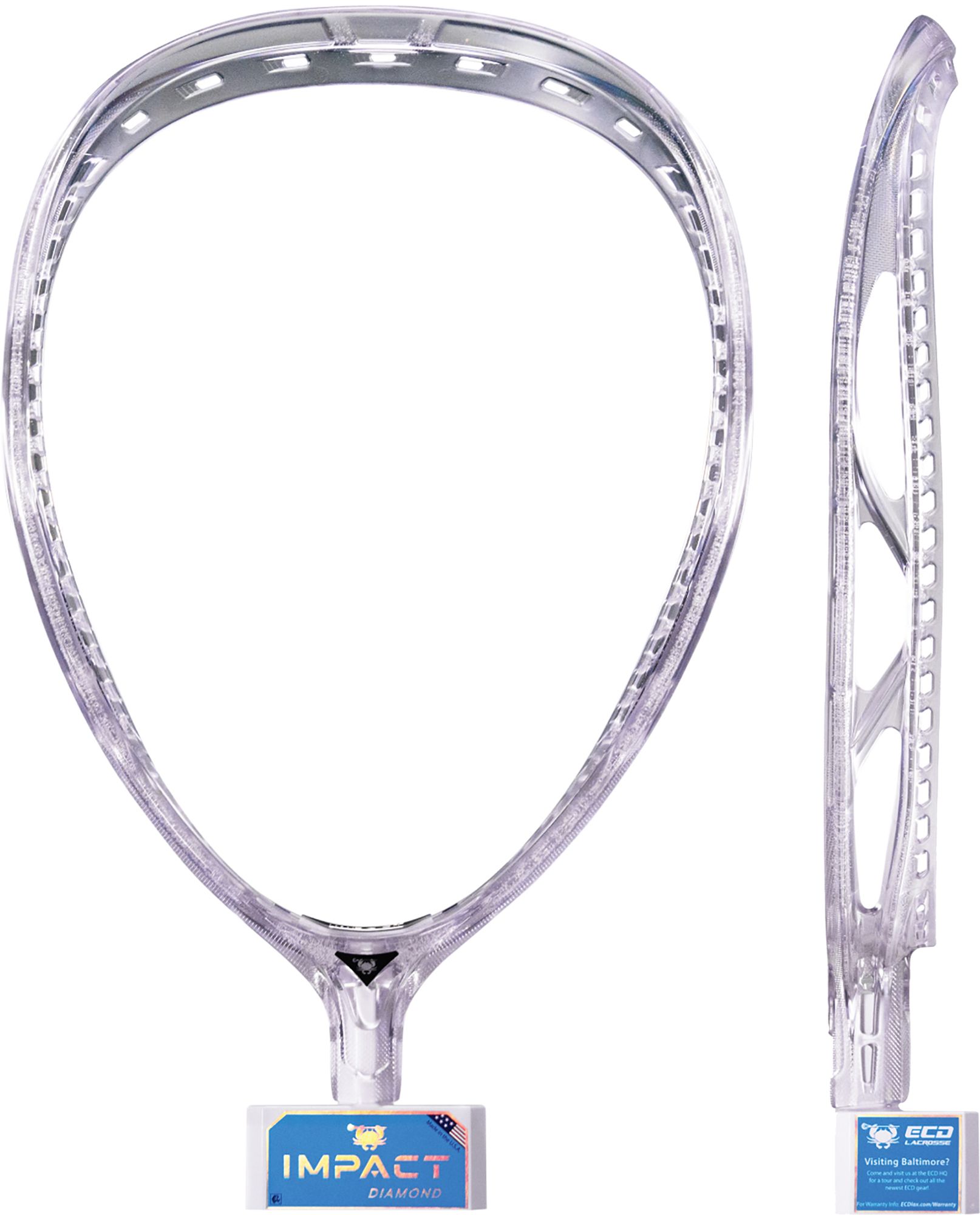 ECD Men's Impact Goalie Unstrung Lacrosse Head