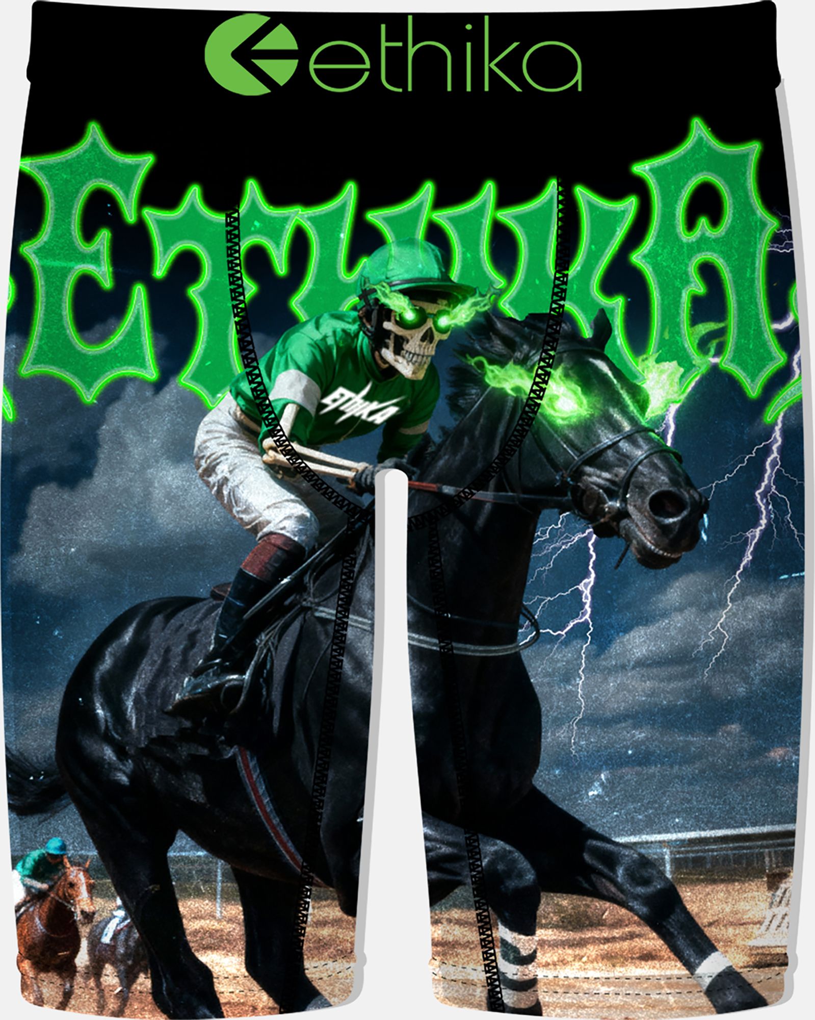 Ethika Boys' Neon Stallion Boxer Briefs