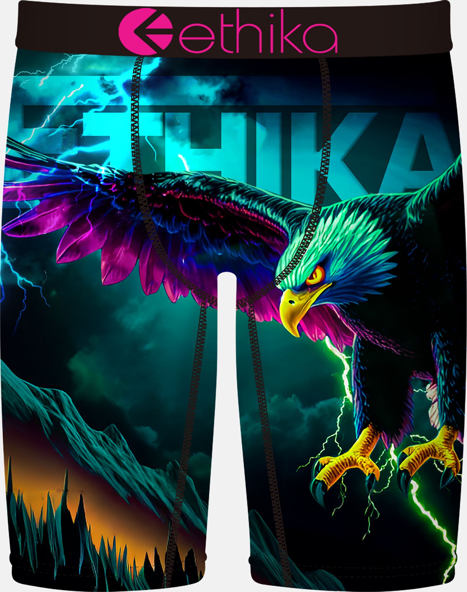 Ethika Men's Cry Of The Bolt Boxer Briefs