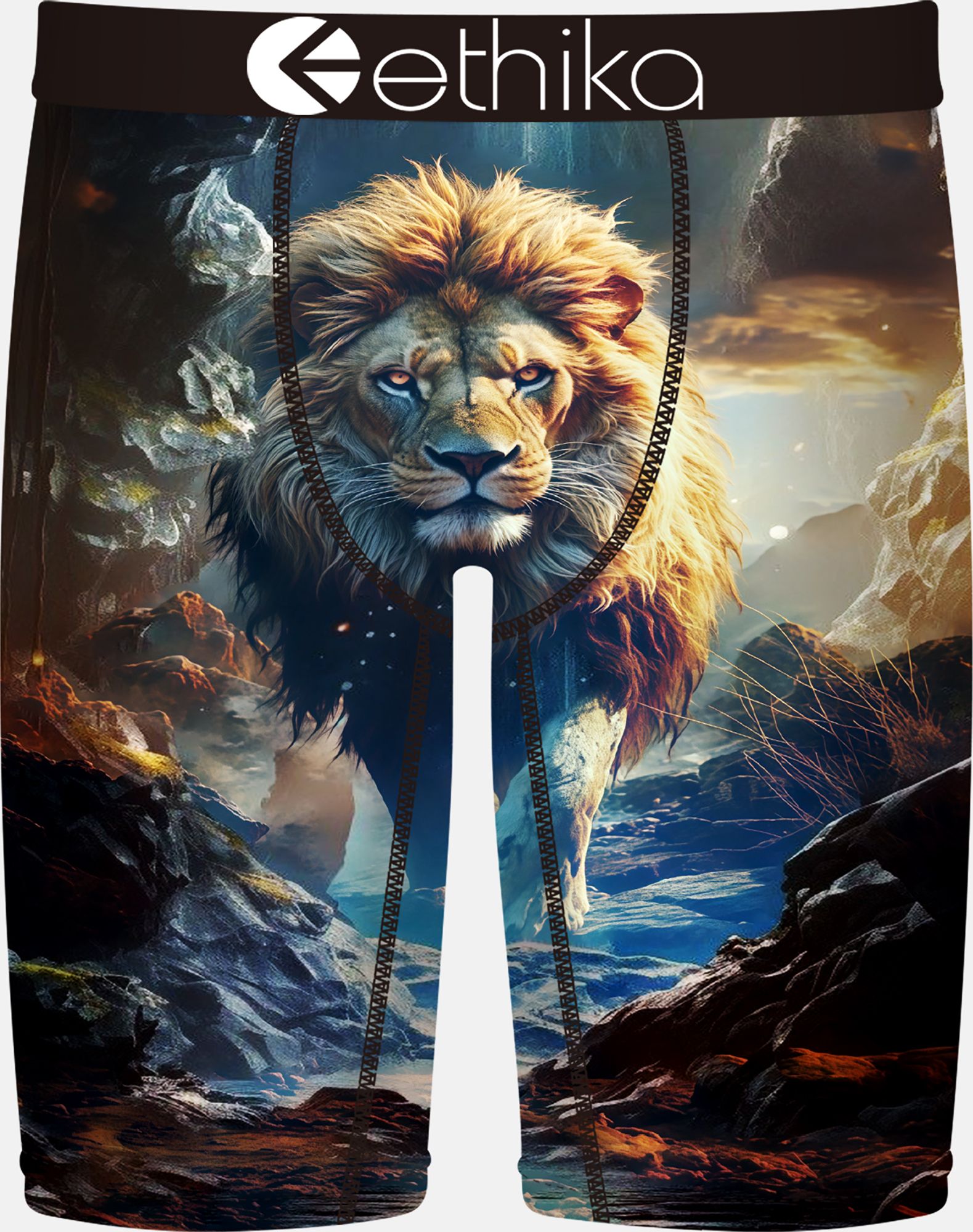 Ethika Men's Lion Hearted Boxer Briefs