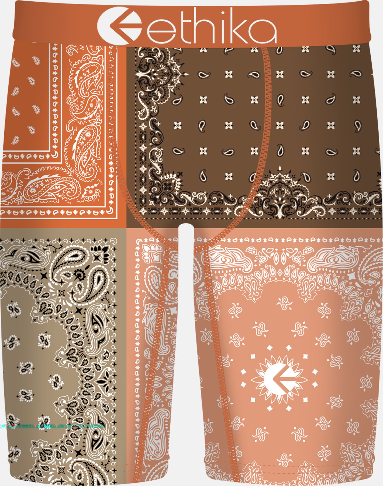 Ethika Men's Muted Motifs Boxer Briefs