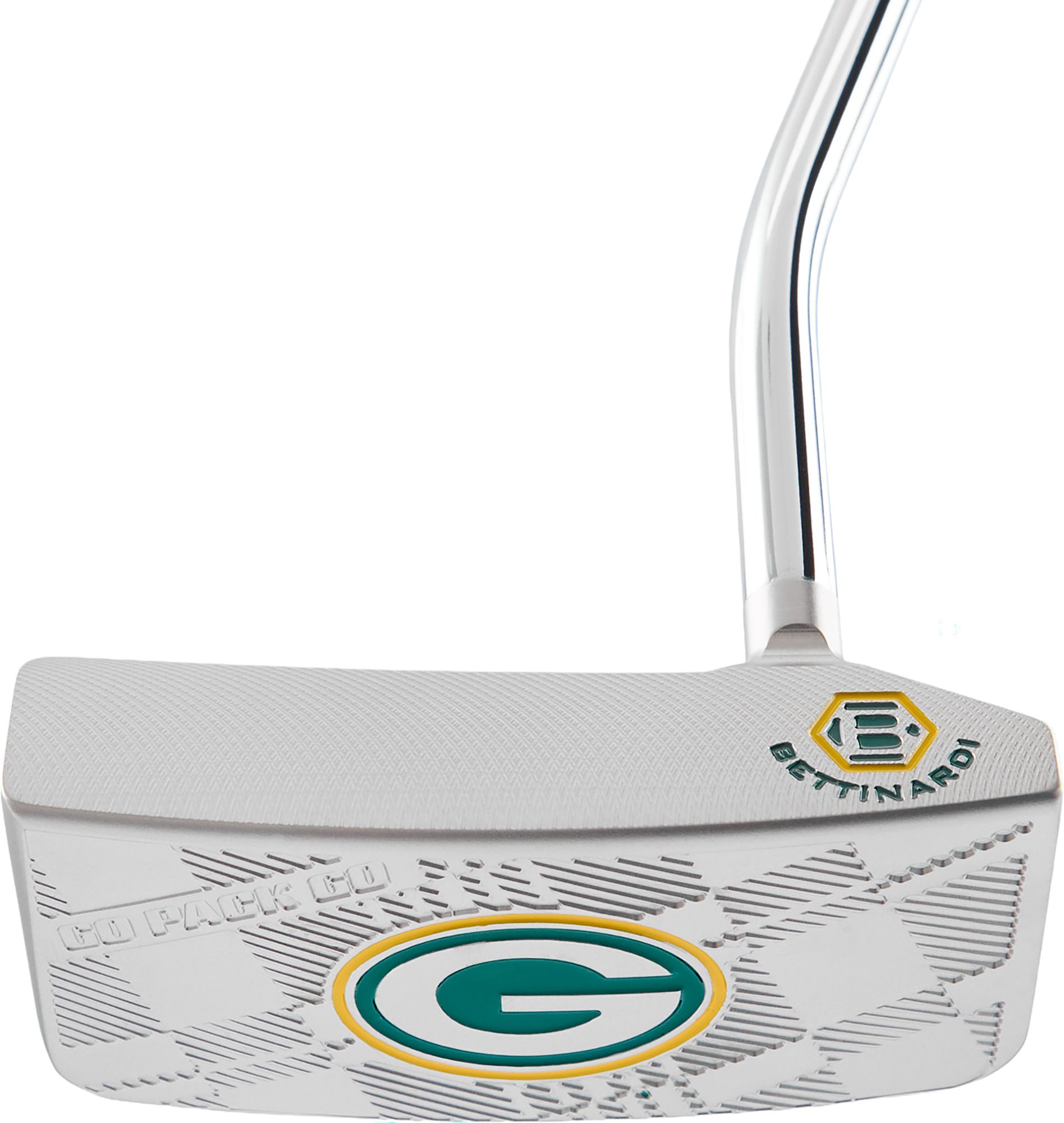 Bettinardi Green Bay Packers "Go Pack Go" Diamond Blast Queen B 6 Putter
