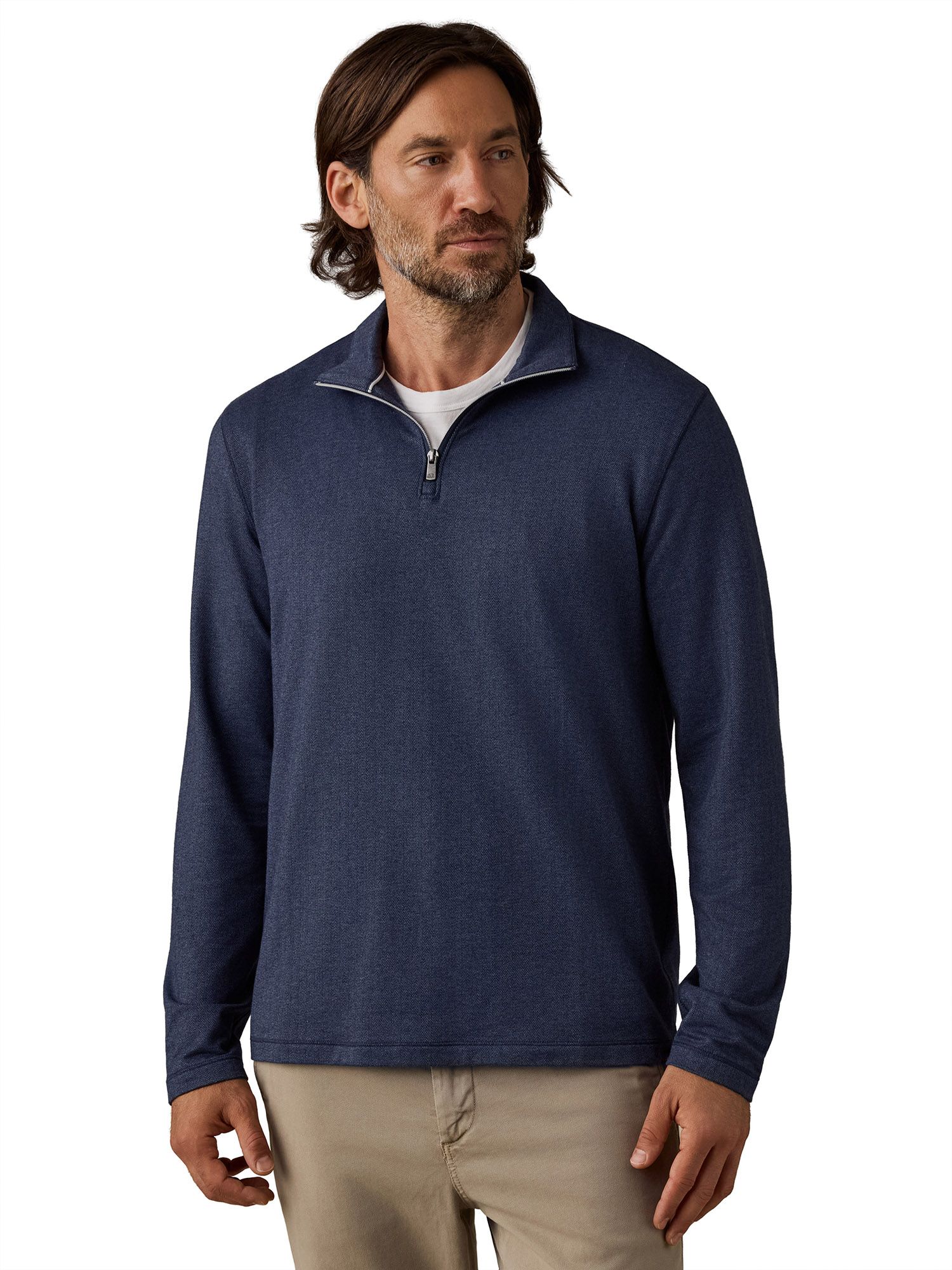 Faherty Men's Movement 1/4 Zip Sweatshirt