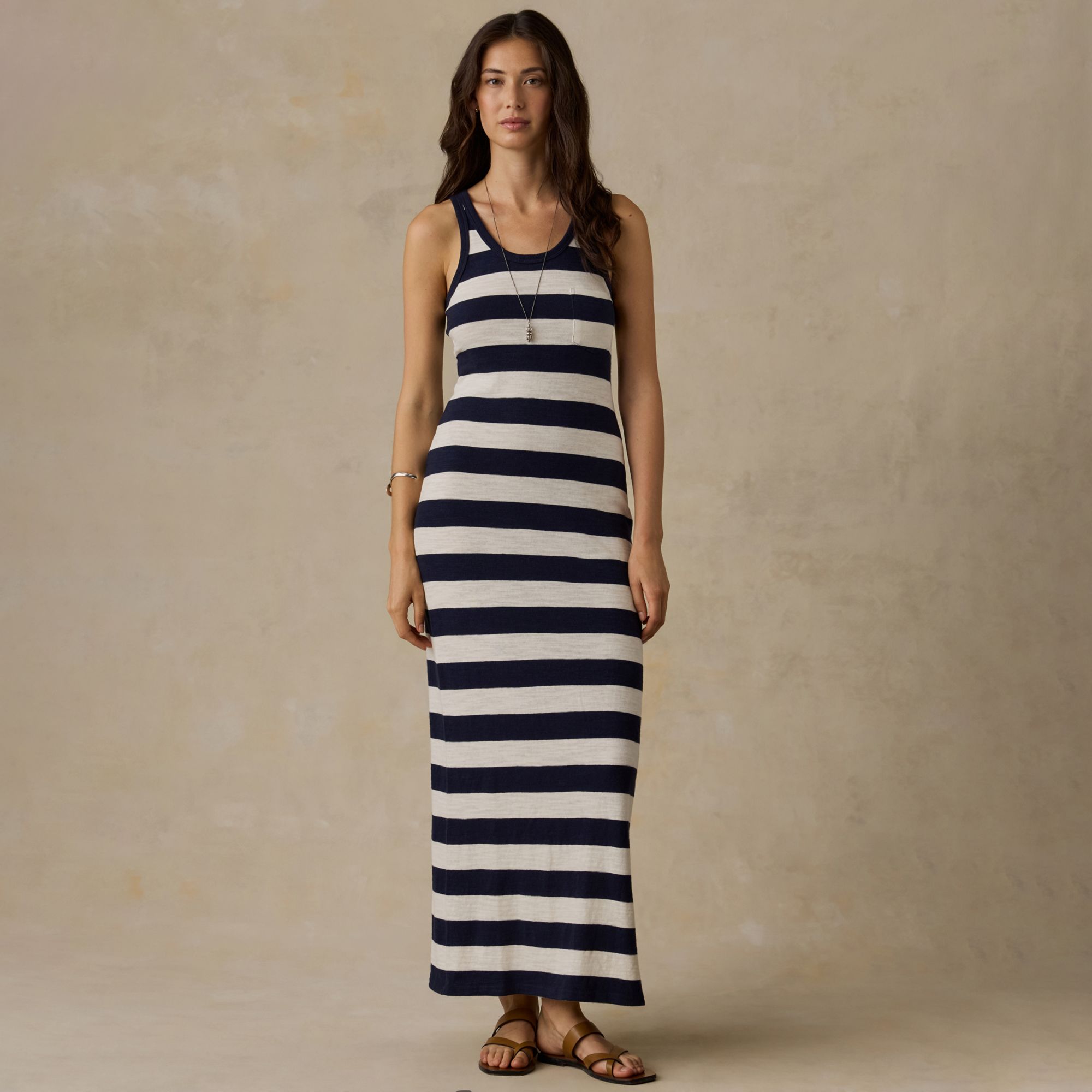 Faherty Women's SLS Sunwashed Slub Rugby Dress