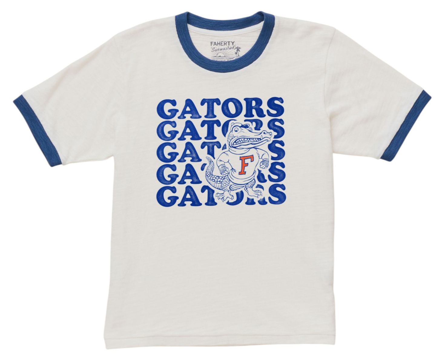 Faherty Women's Florida Gators Vintage Cream Camp T-Shirt