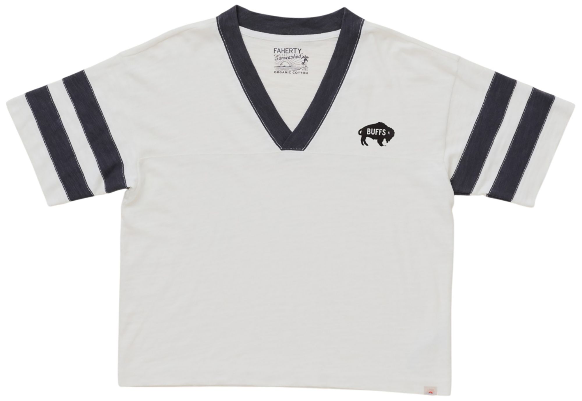 Faherty Women's Colorado Buffaloes Slub Varsity T-Shirt
