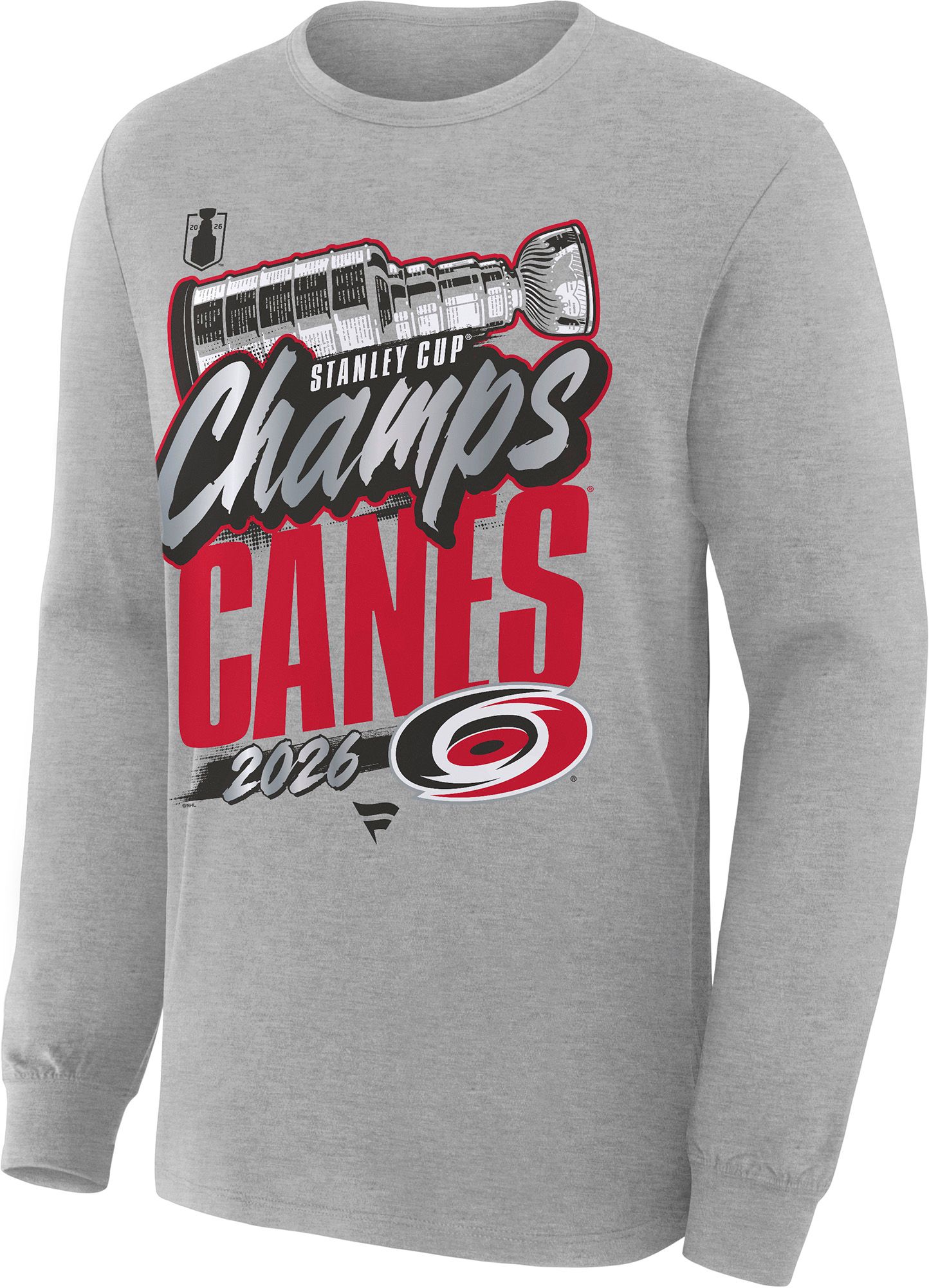 NHL Adult Carolina Hurricanes 2026 Stanley Cup Champions Locker Room Long Sleeve T-Shirt
