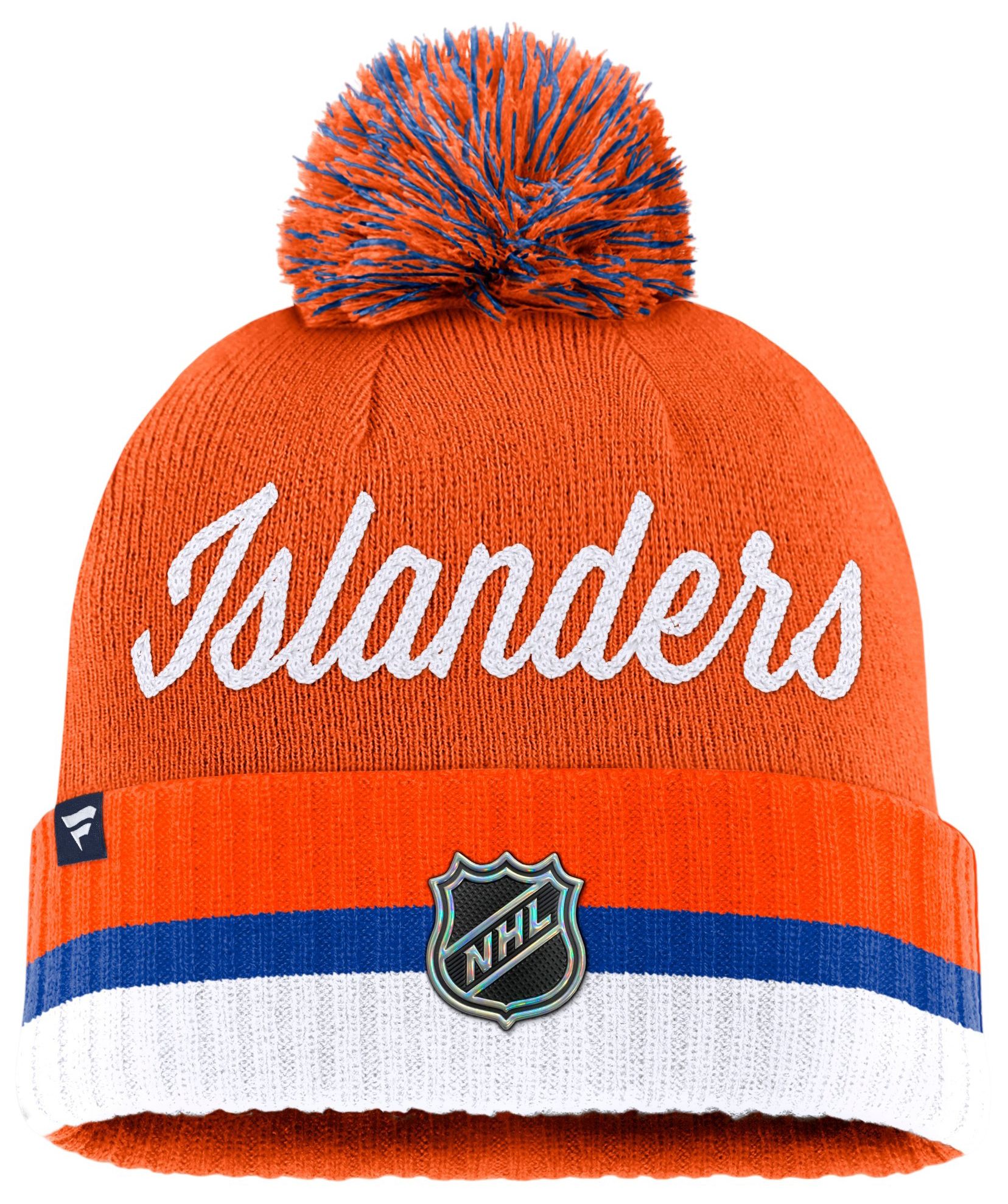 NHL Adult New York Islanders Draft Pom Beanie