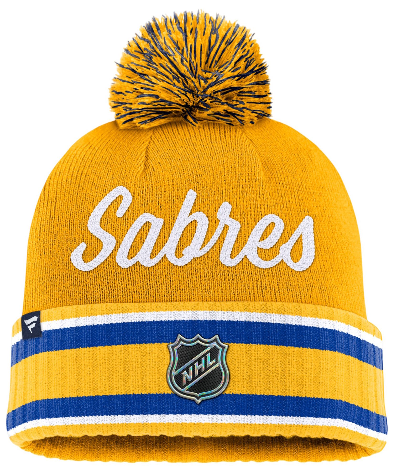 NCAA Adult Buffalo Sabres Draft Pom Beanie