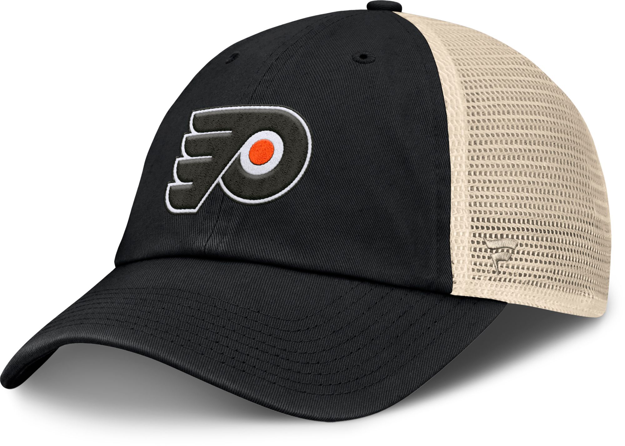 NHL Adult Philadelphia Flyers Black Structured Curve Adjustable Hat