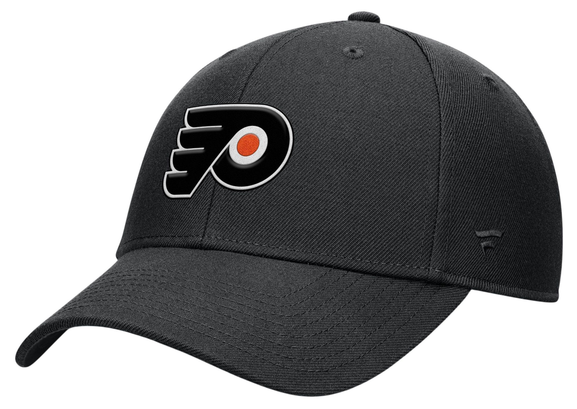 NHL Adult Philadelphia Flyers Black Core Structured Adjustable Hat