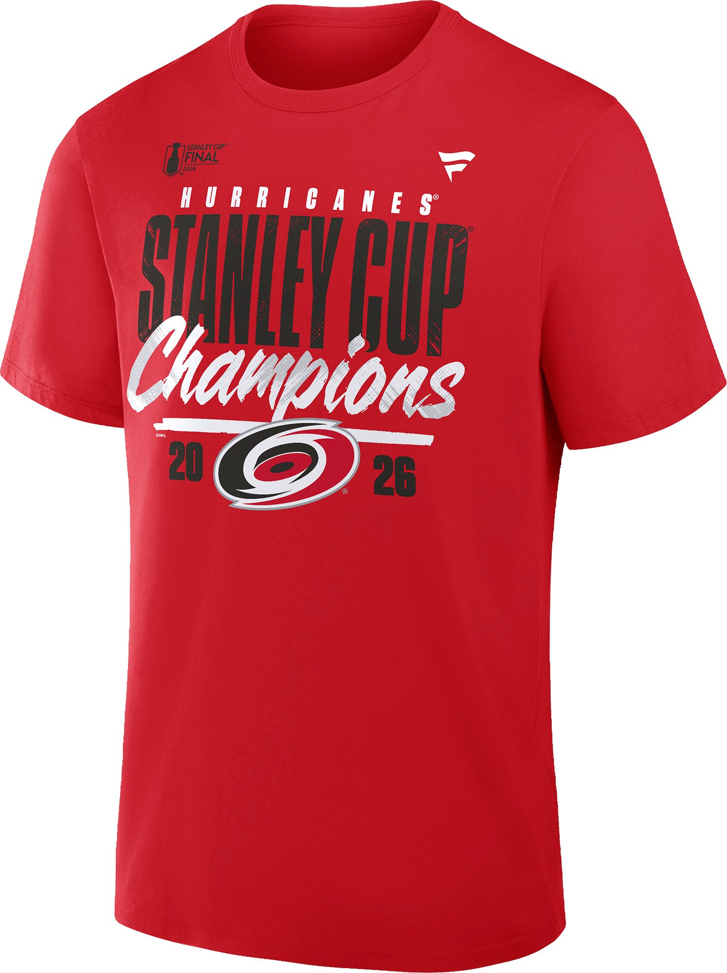 NHL Adult Carolina Hurricanes 2026 Stanley Cup Champions Logo T-Shirt