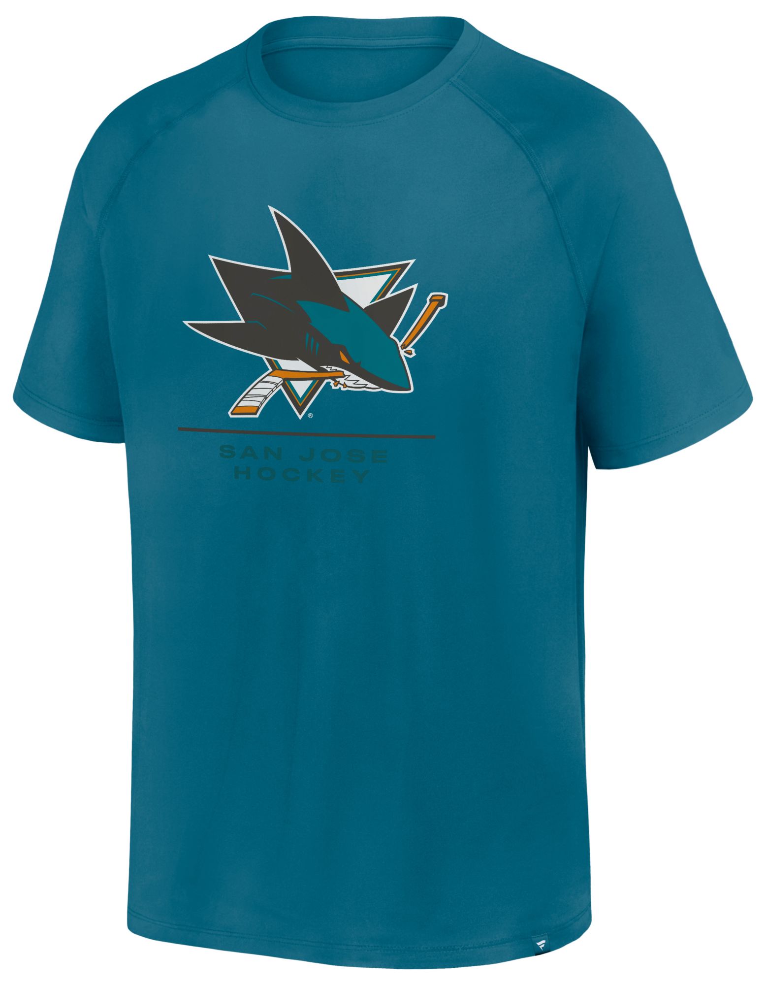 NHL Men's San Jose Sharks Blue Clutch T-Shirt