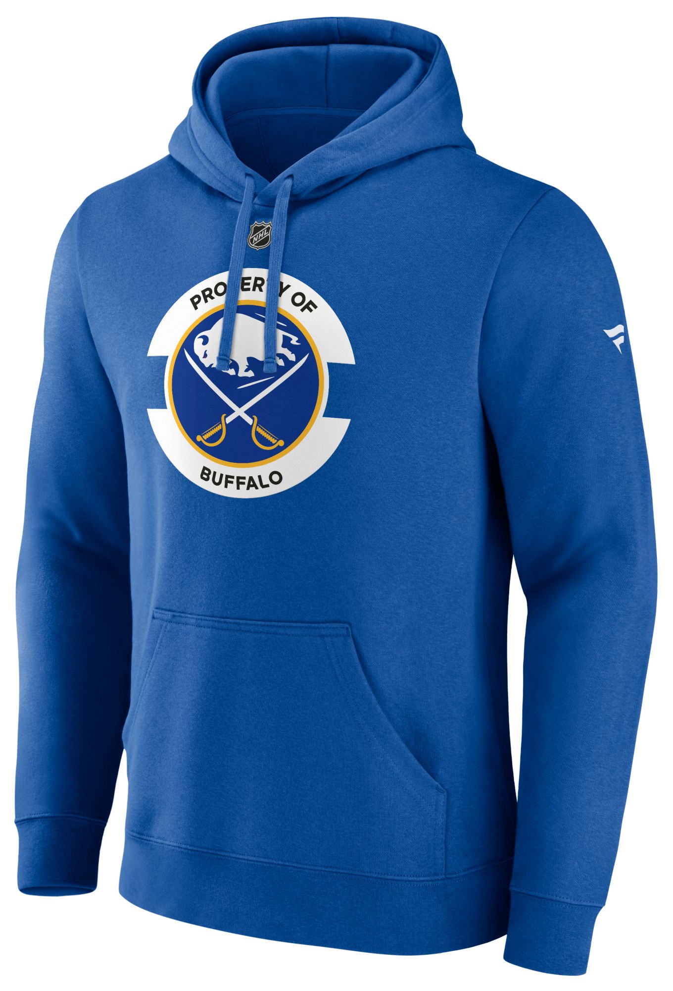 NHL Men's Buffalo Sabres Deep Royal Pullover Hoodie